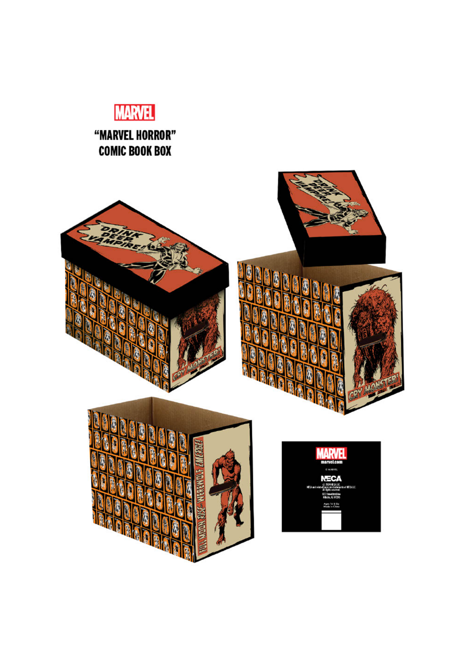 MARVEL GRAPHIC COMIC BOX MARVEL HORROR