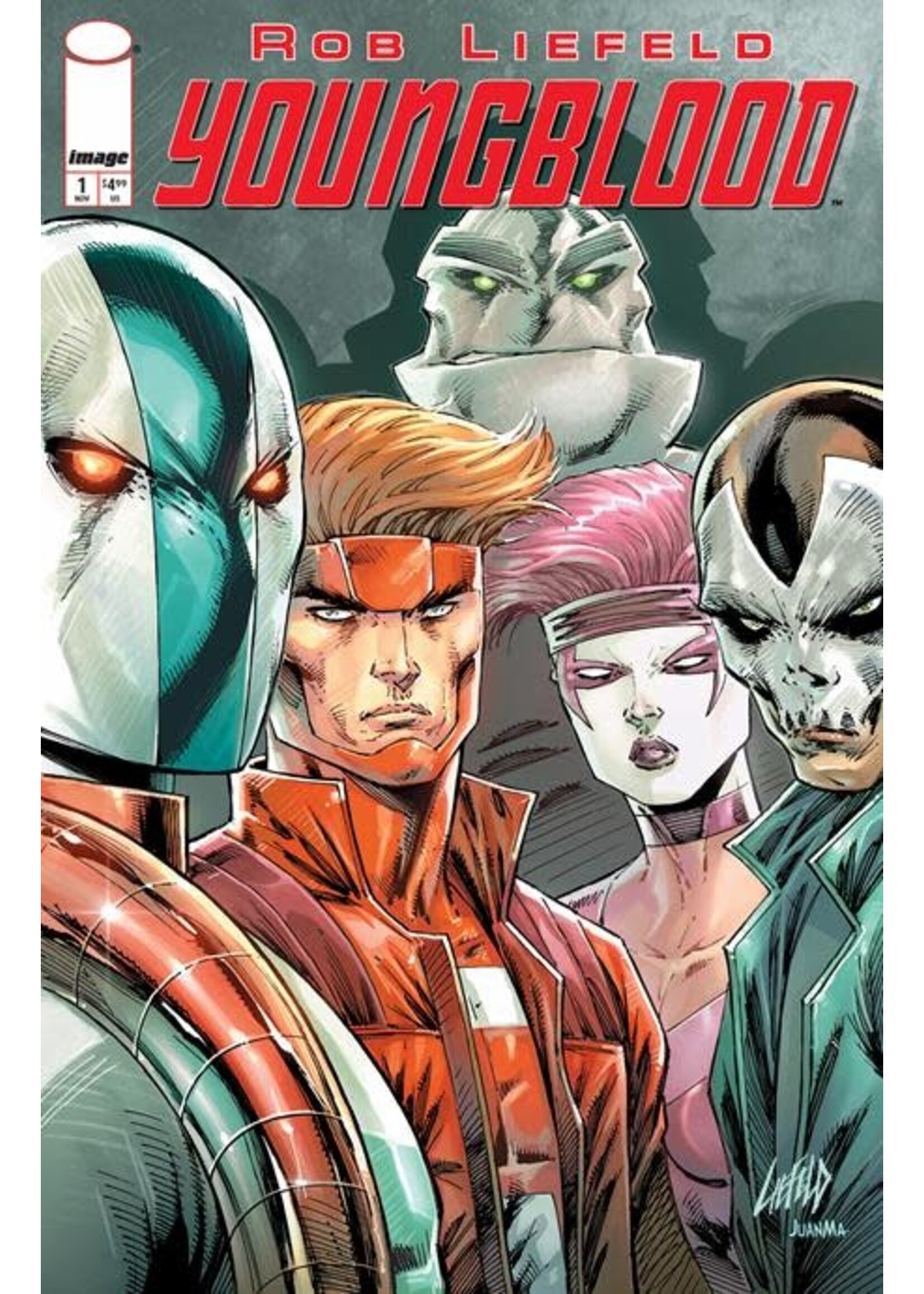 IMAGE COMICS YOUNGBLOOD #1 (2025) CVR A LIEFELD POLYBAGGED w CARD