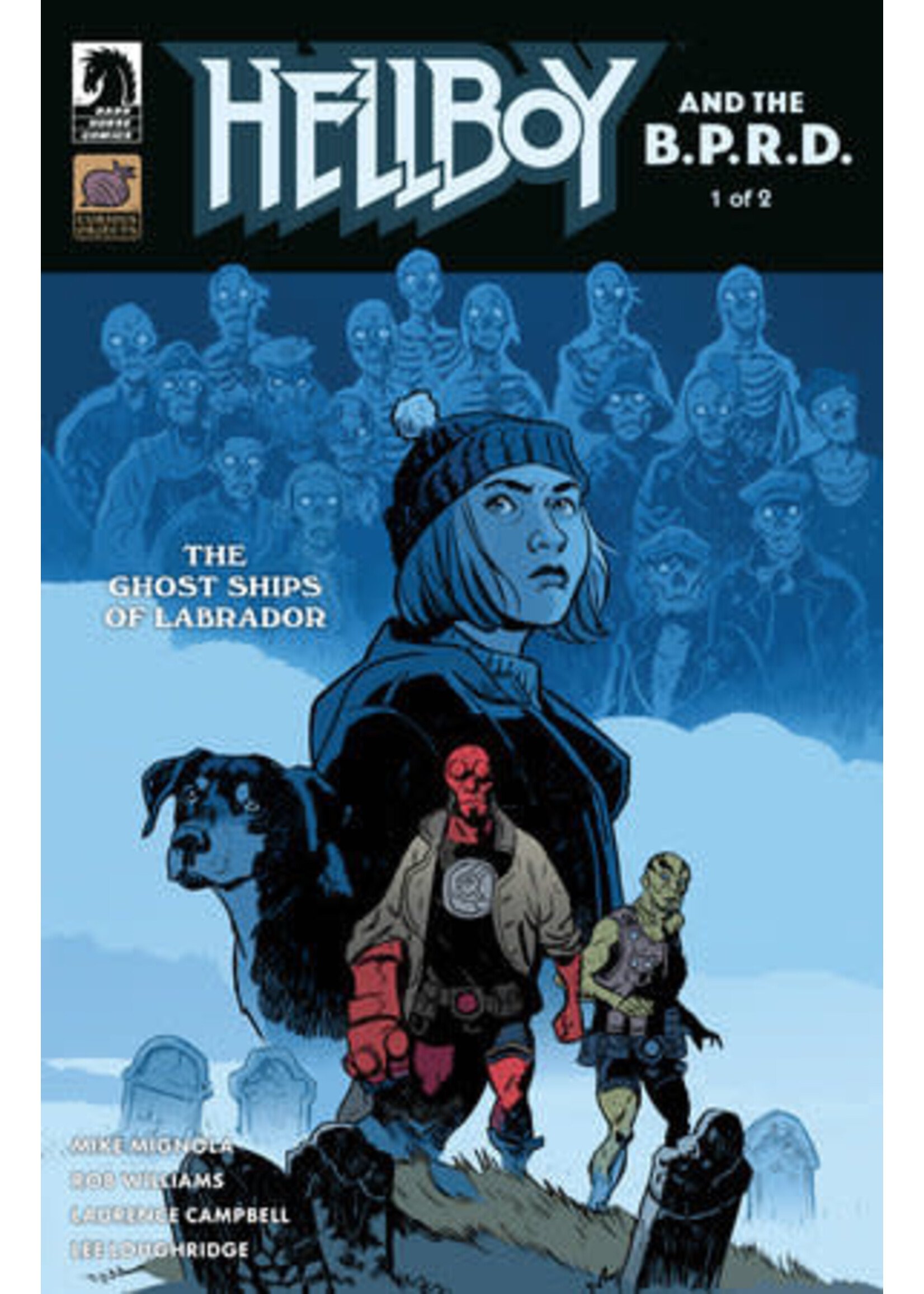 DARK HORSE HELLBOY AND THE B.P.R.D. THE GHOST SHIPS OF LABRADOR #1 CVR B