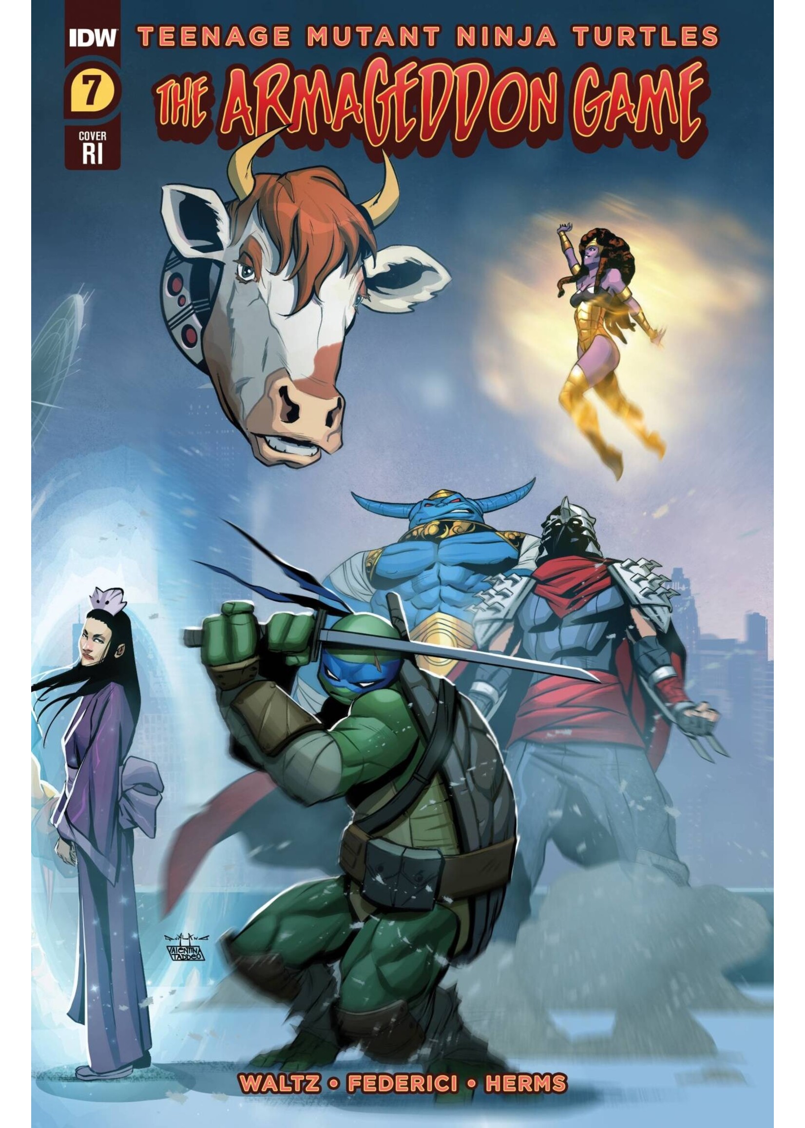 . TMNT ARMAGEDDON GAME #7 CVR D 10 COPY INCV QUALANO