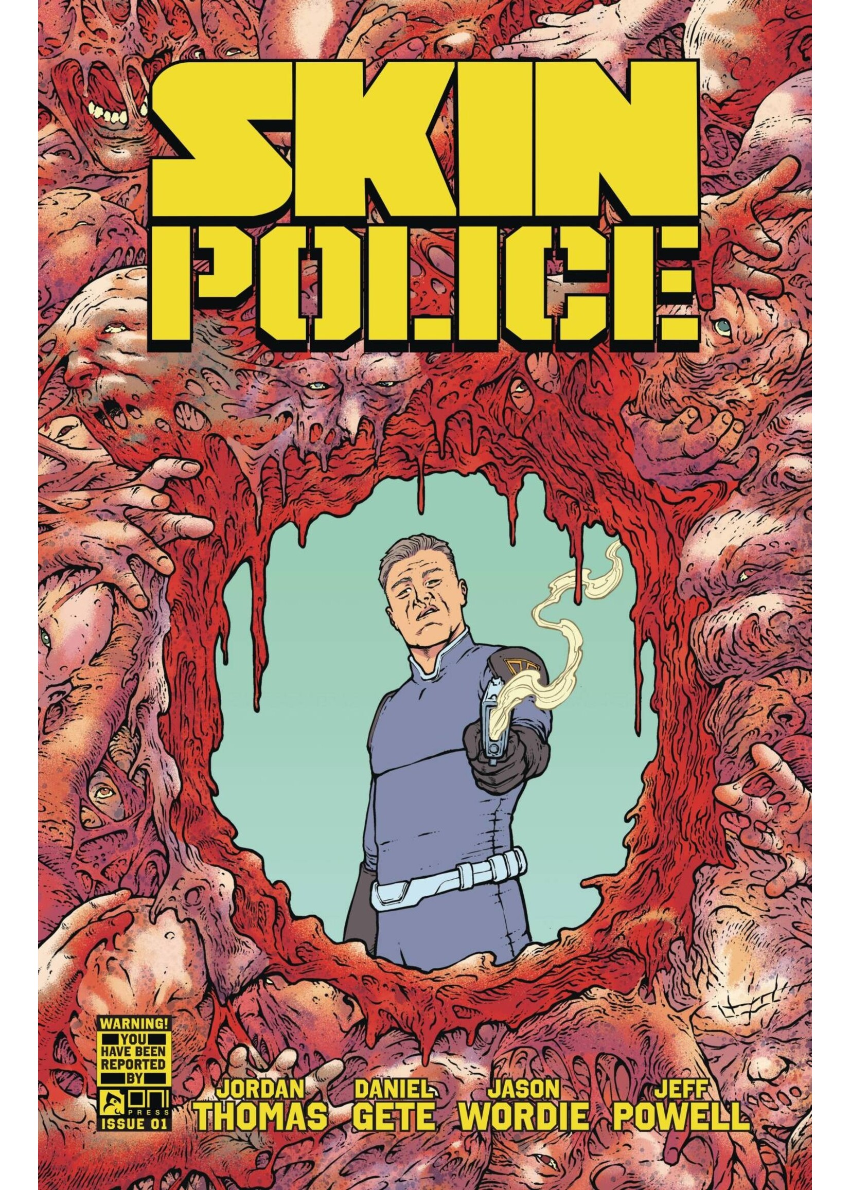 ONI PRESS SKIN POLICE #1 (OF 4) CVR A GETE & WORDIE