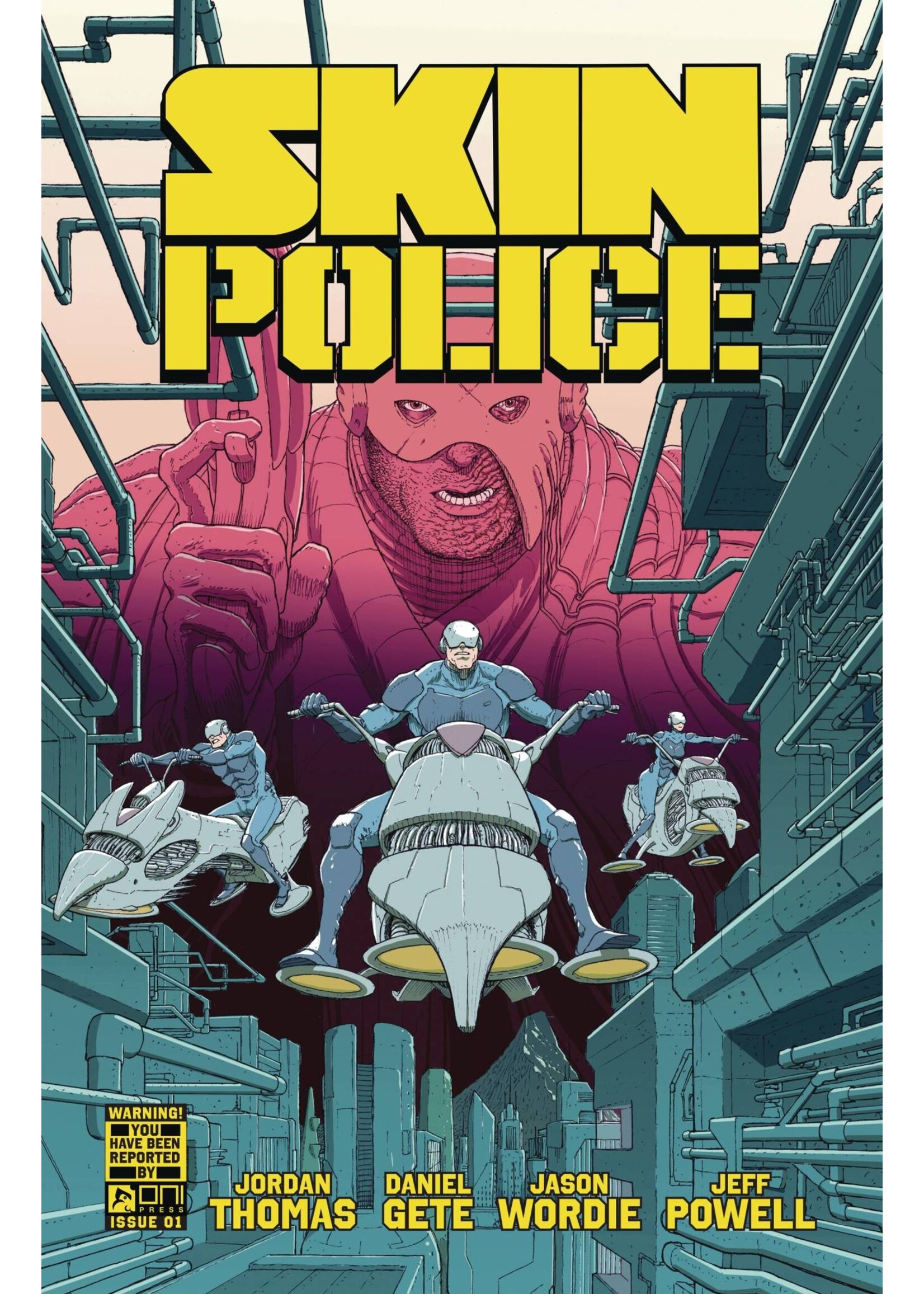 ONI PRESS SKIN POLICE #1 (OF 4) CVR B PITARRA