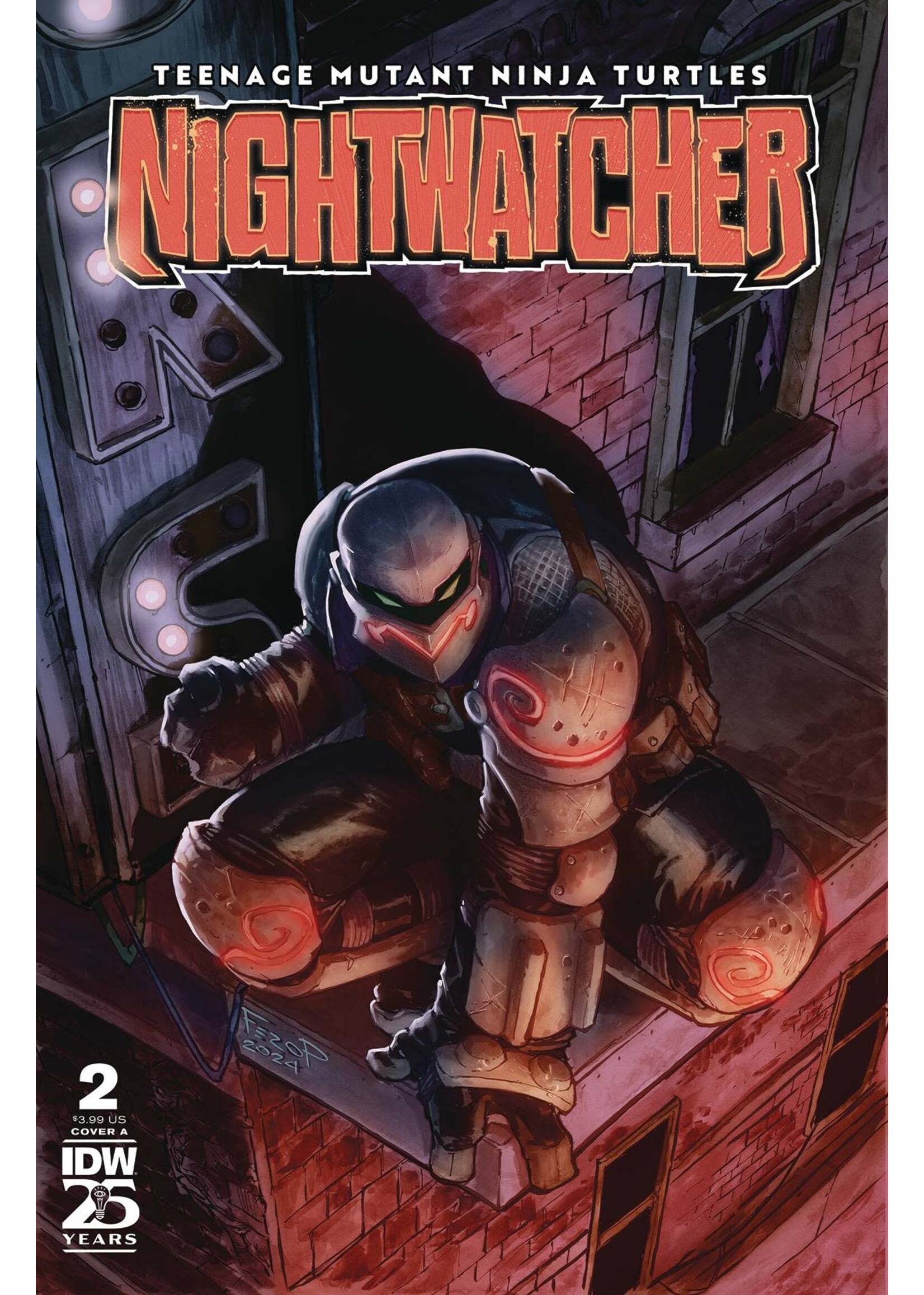 . TEENAGE MUTANT NINJA TURTLES NIGHTWATCHER #2 CVR A PE