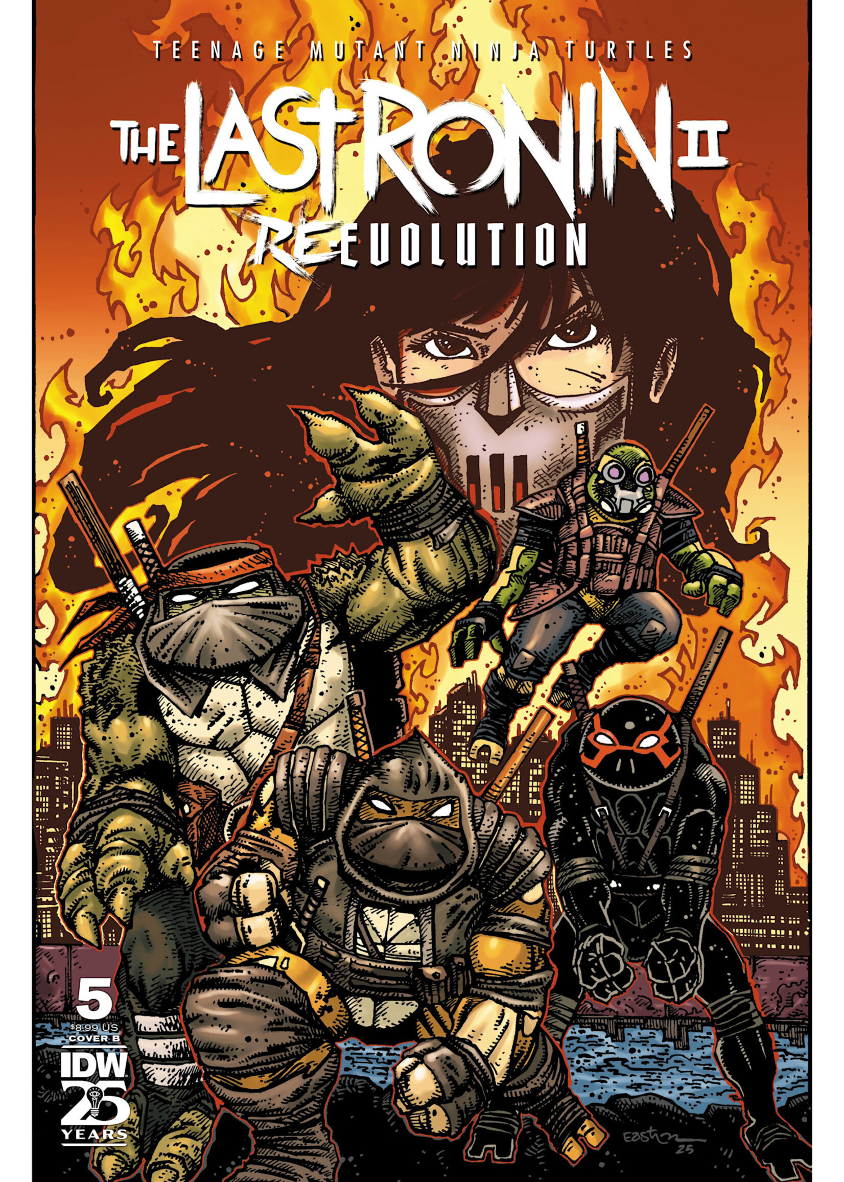. TMNT THE LAST RONIN II-RE-EVOLUTION #5 VAR B EASTMAN