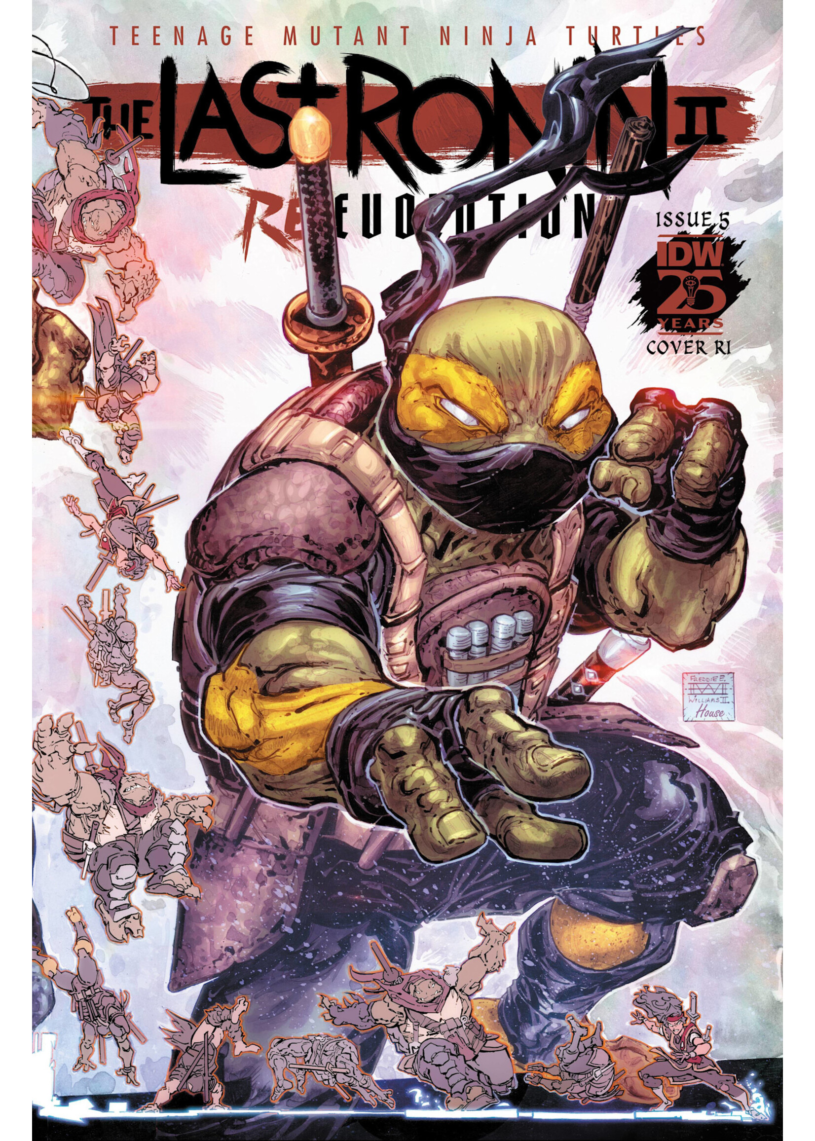 . TMNT THE LAST RONIN II-RE-EVOLUTION #5 VAR RI 1:25 WILLIAMS II