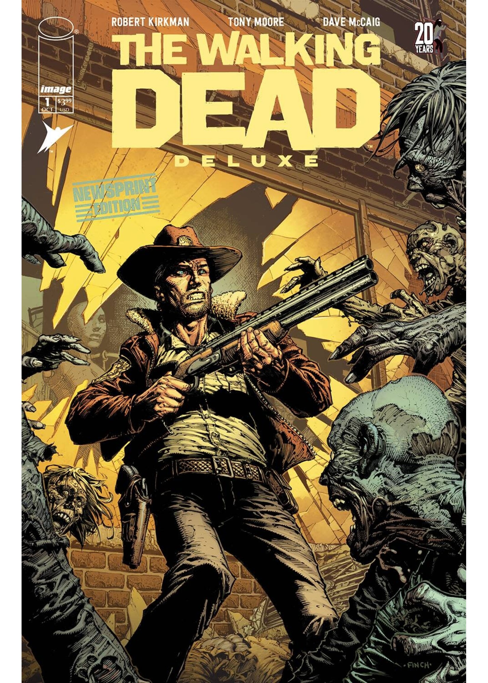 . WALKING DEAD DELUXE #1 NEWSPRINT EDITION (ONE SHOT)