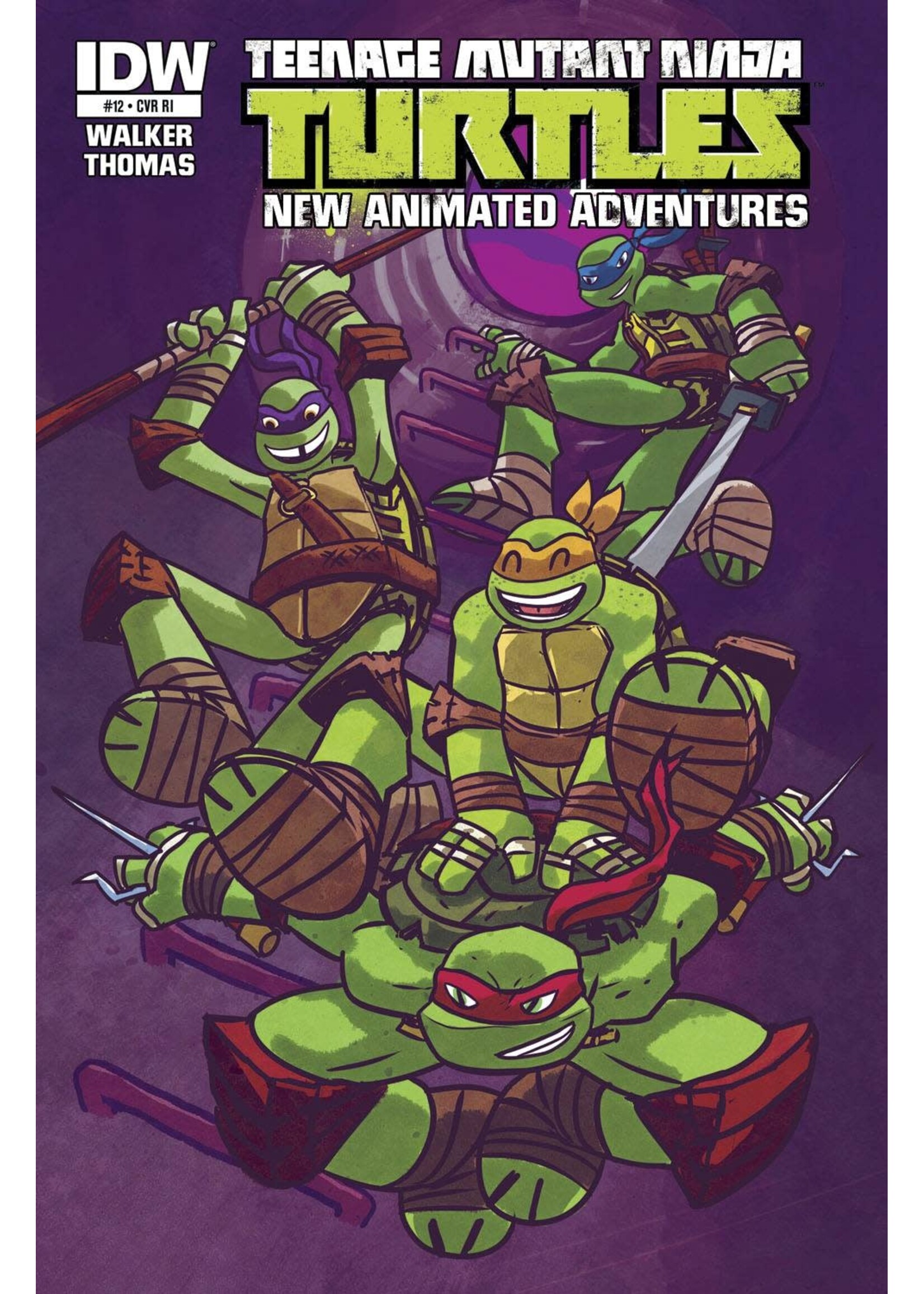 . TMNT NEW ANIMATED ADVENTURES #12