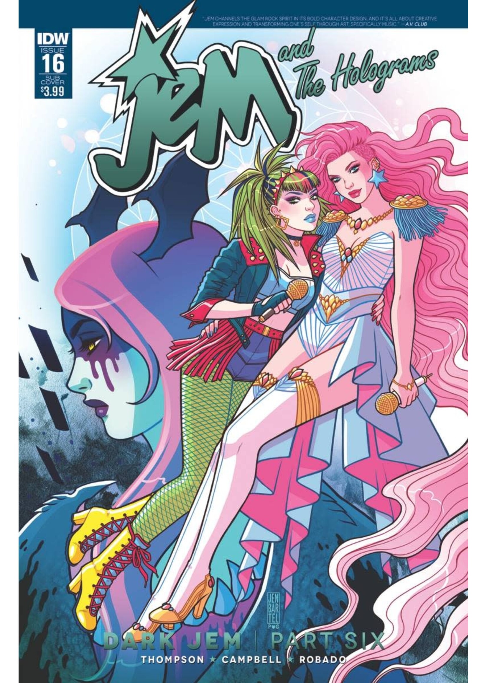 . JEM & THE HOLOGRAMS #16 SUB CVR