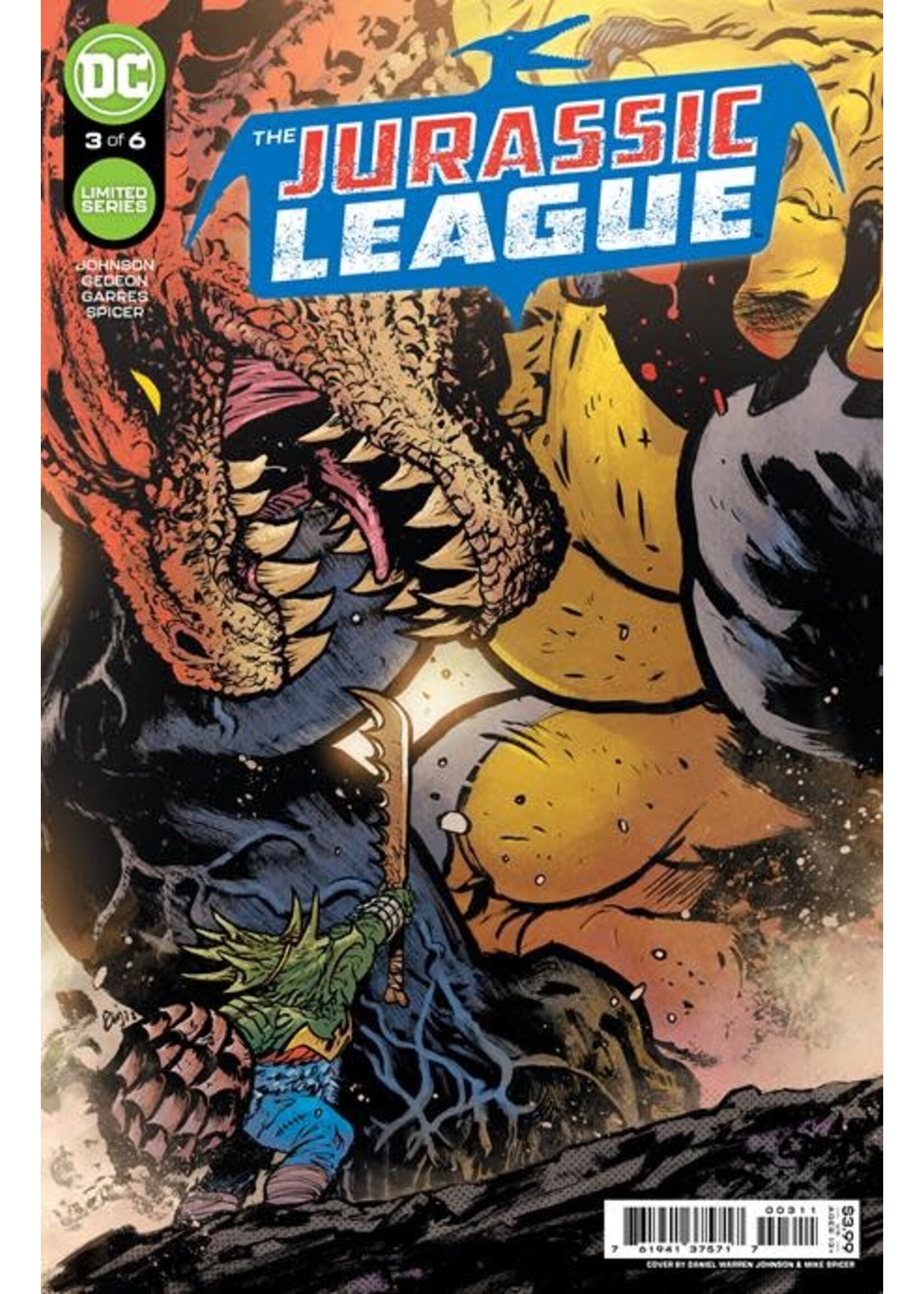 . JURASSIC LEAGUE #3 (OF 6) CVR A JOHNSON