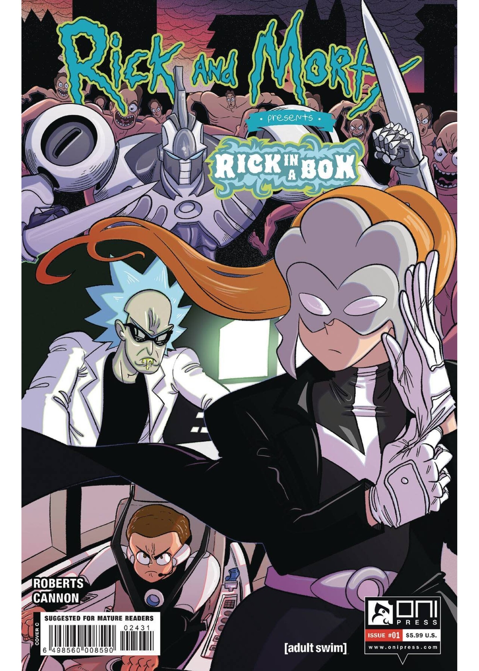 ONI PRESS RICK & MORTY PRESENTS RICK IN A BOX #1 CVR B MANGA VAR (MR)