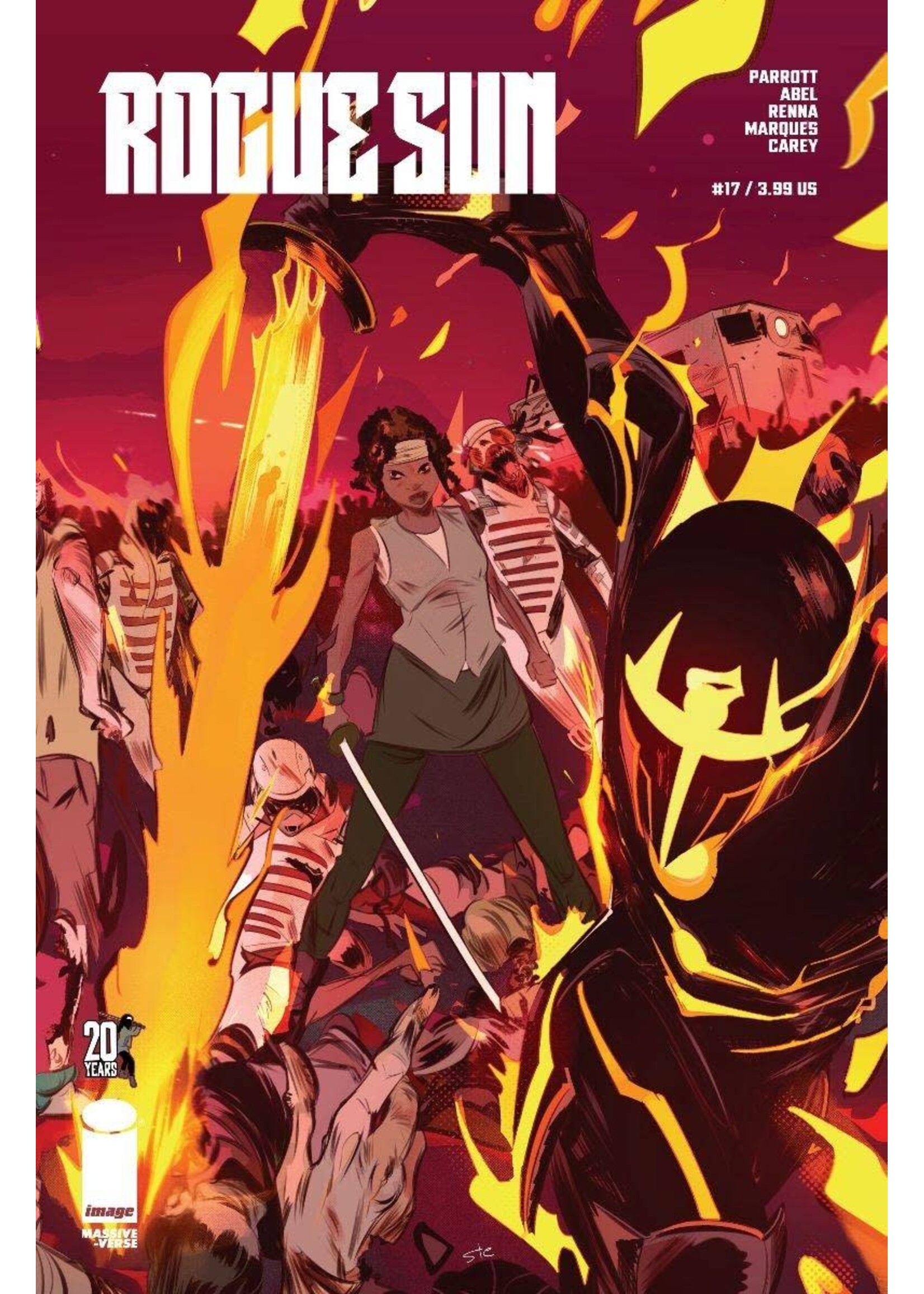 . ROGUE SUN #17 CVR C TWD 20TH ANNV SIMEONE MV