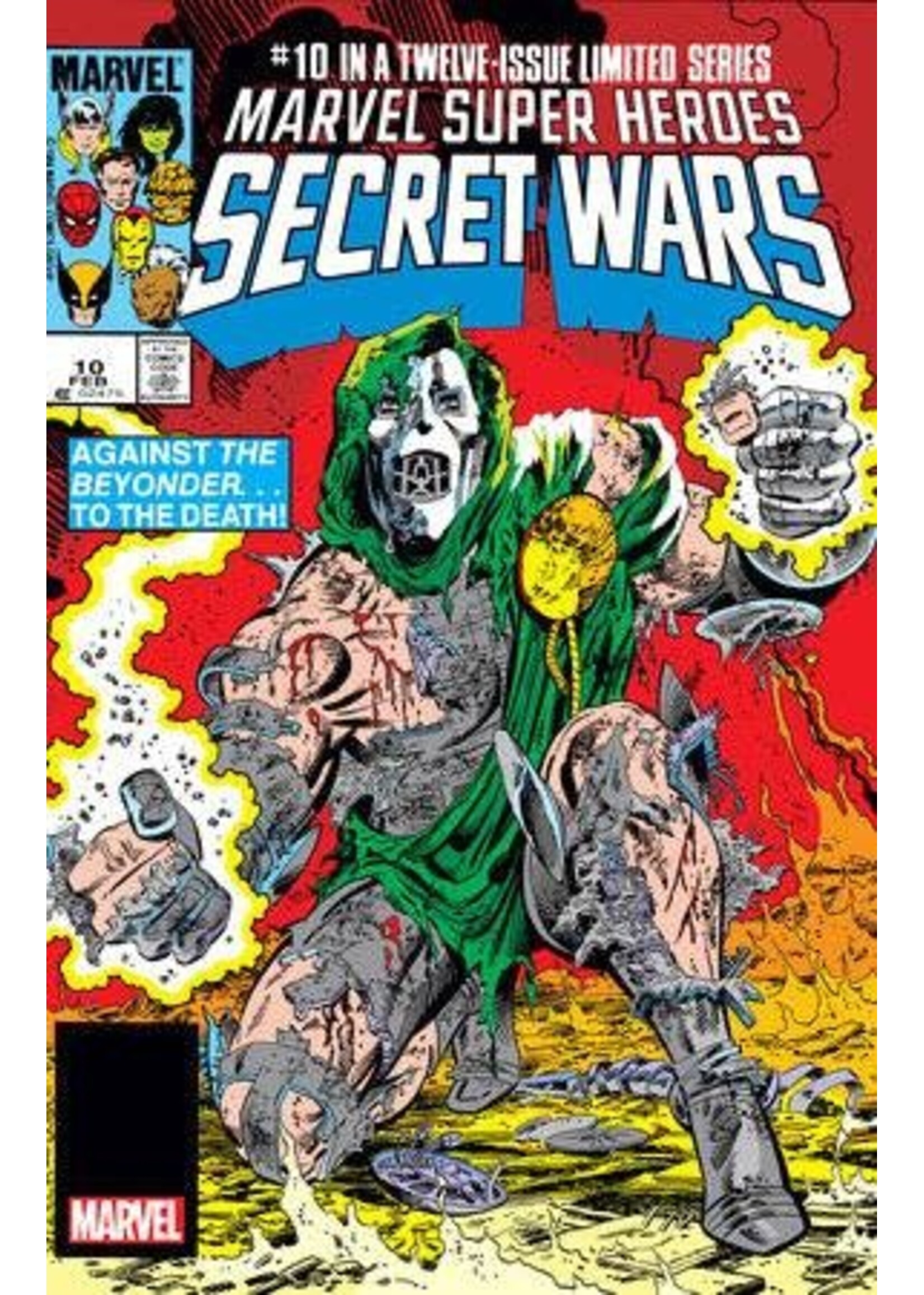 . MSH SECRET WARS #10 FACSIMILE EDITION FOIL VARIANT