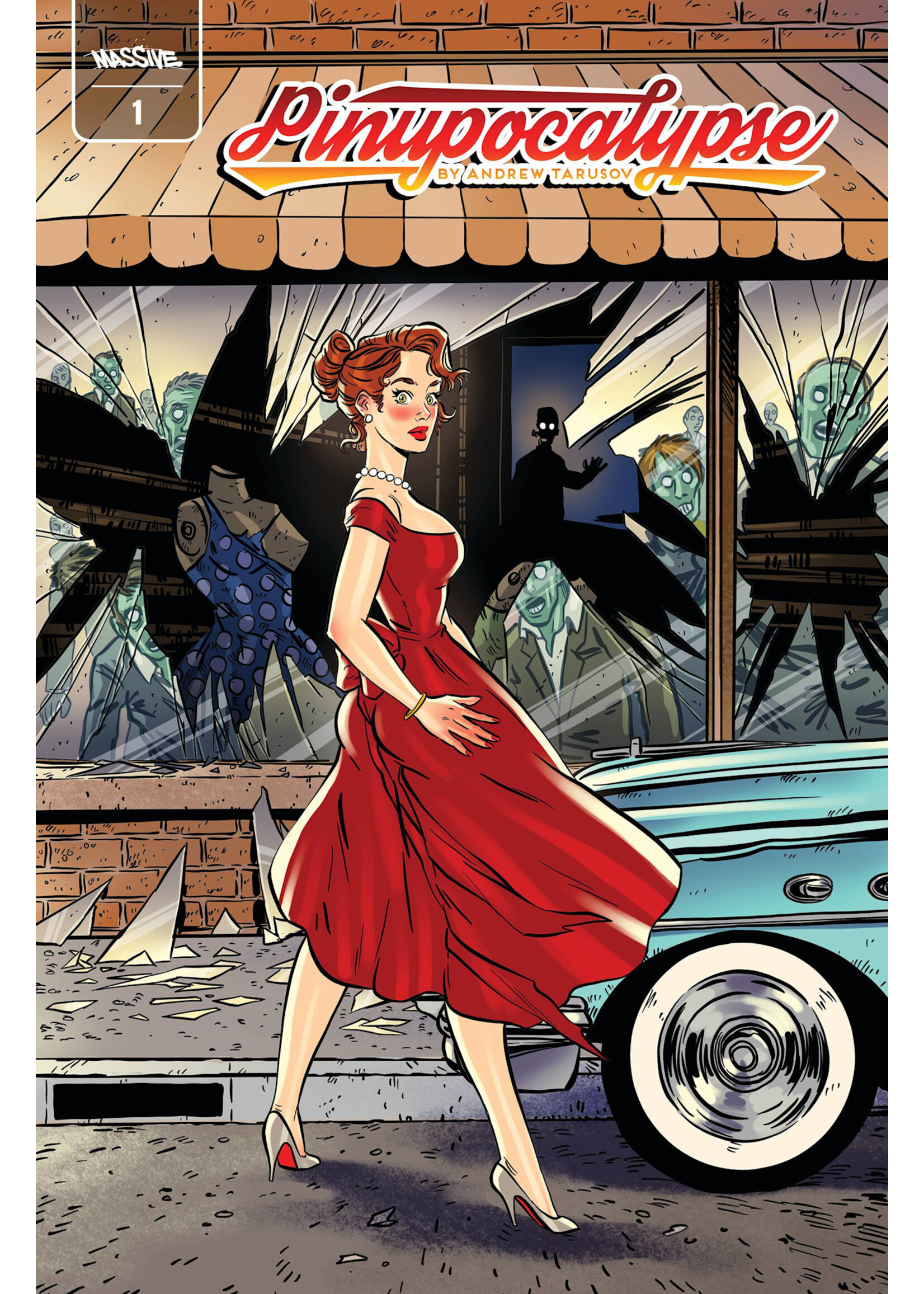 MASSIVE PUBLISHING PINUPOCALYPSE #1 (OF 6) CVR D THE WALKING RED HOMAGE (MR)