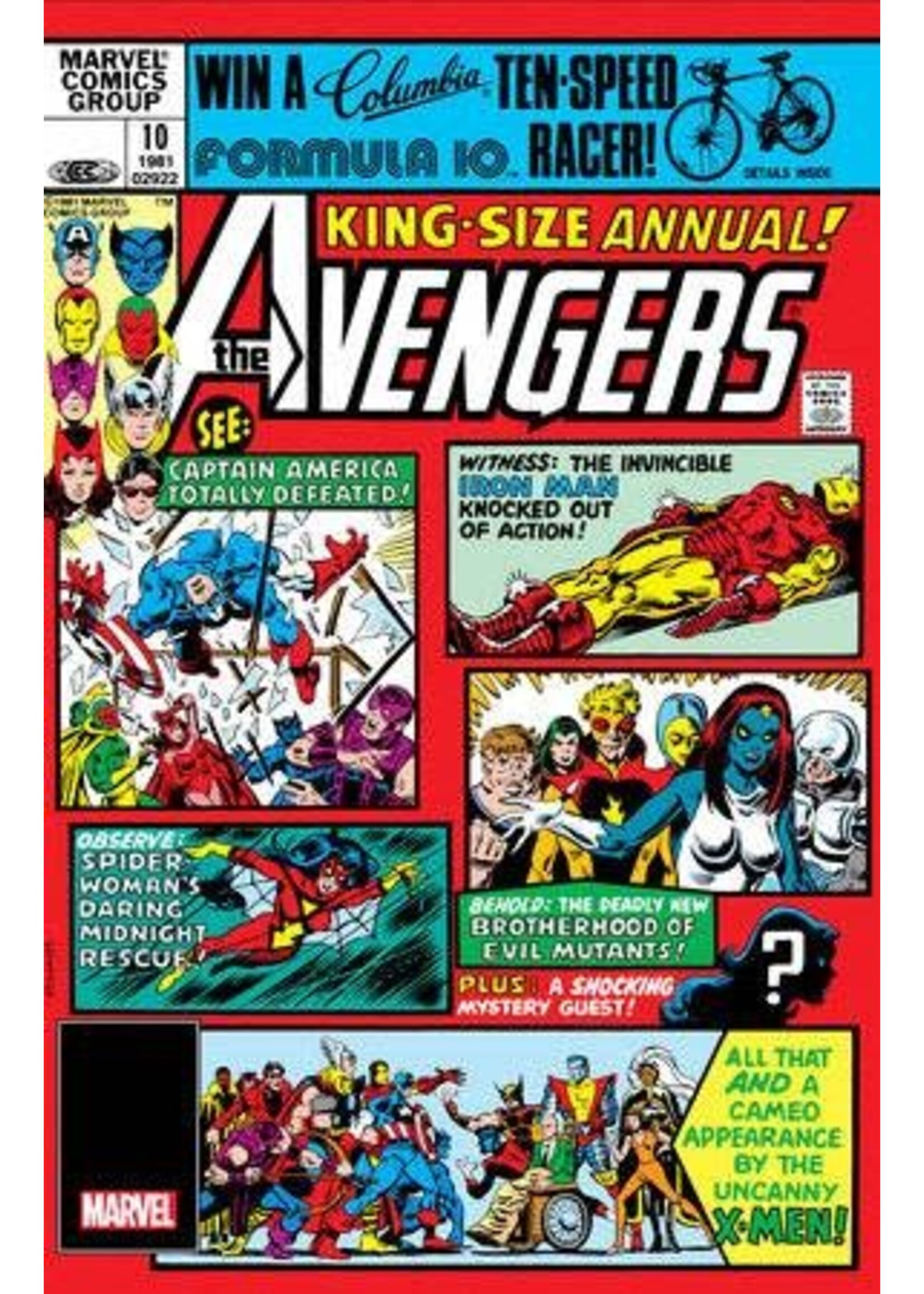 . AVENGERS ANNUAL #10 FACSIMILE EDITION FOIL VARIANT