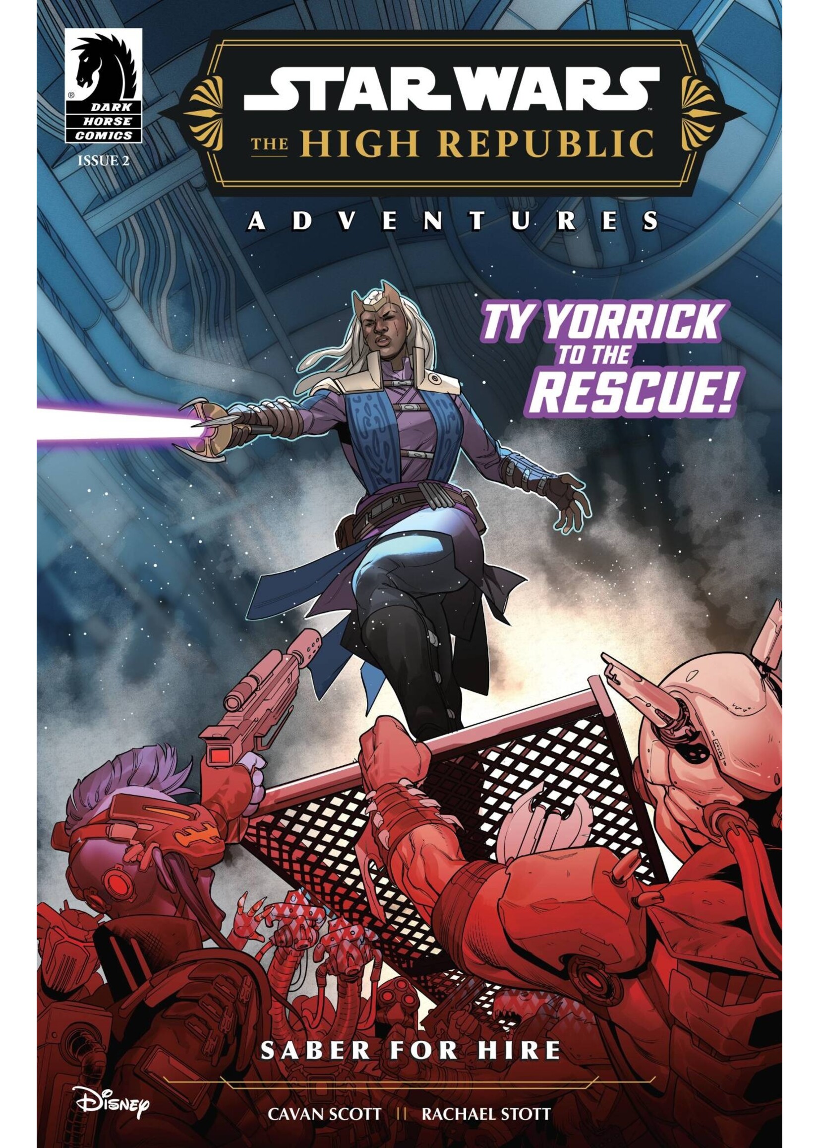 DARK HORSE STAR WARS HIGH REPUBLIC ADVENTURES SABER FOR HIRE #2