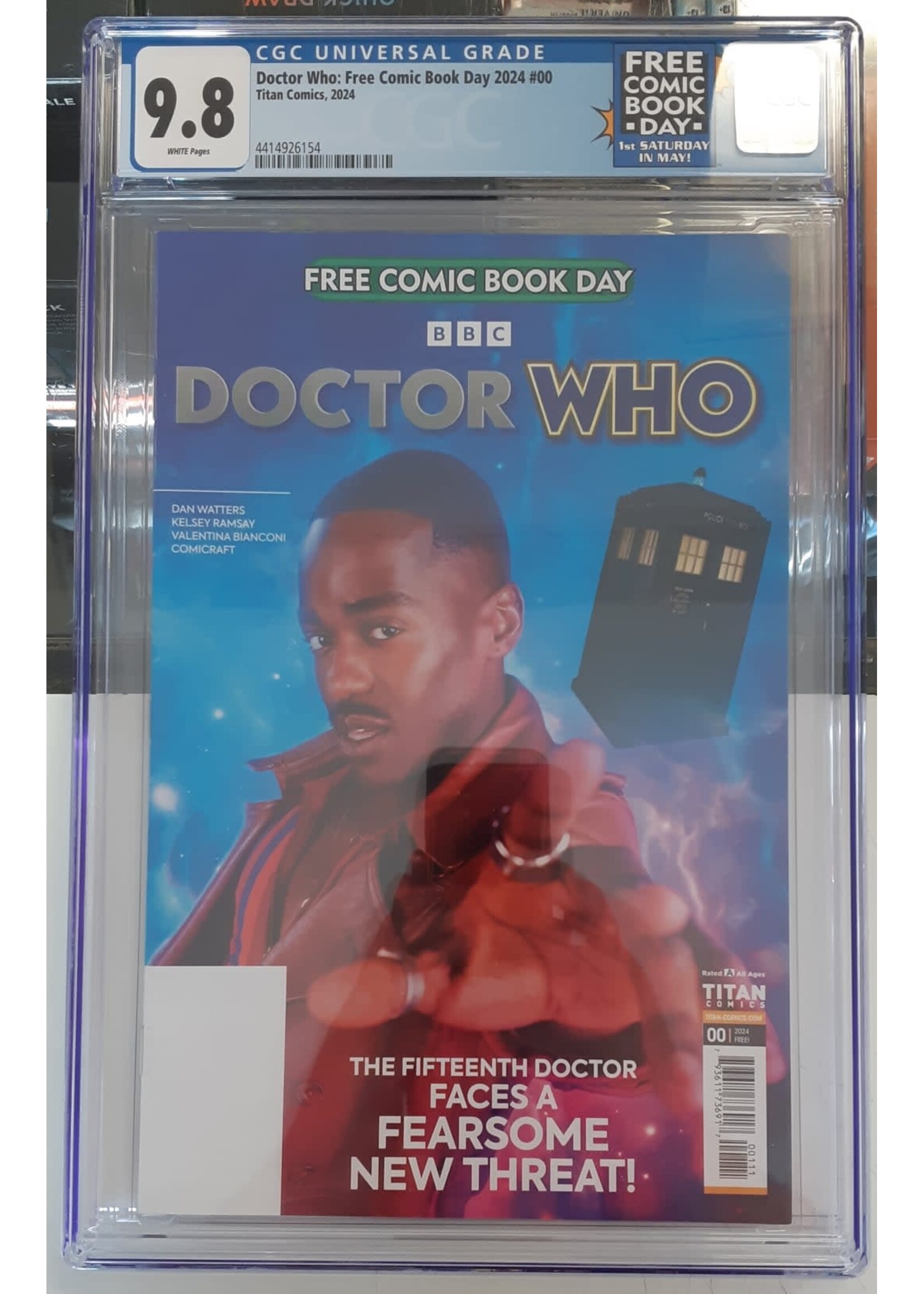 . DOCTOR WHO FCBD 2024 #00 CGC GRADED 9.8