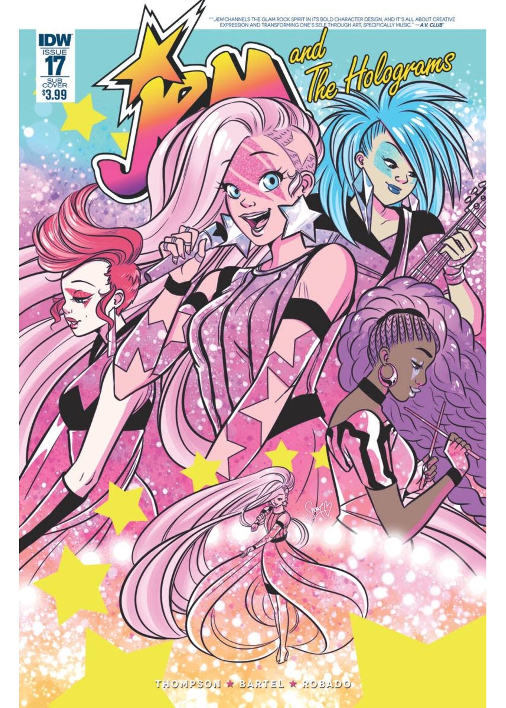 . JEM & THE HOLOGRAMS #17 SUB CVR