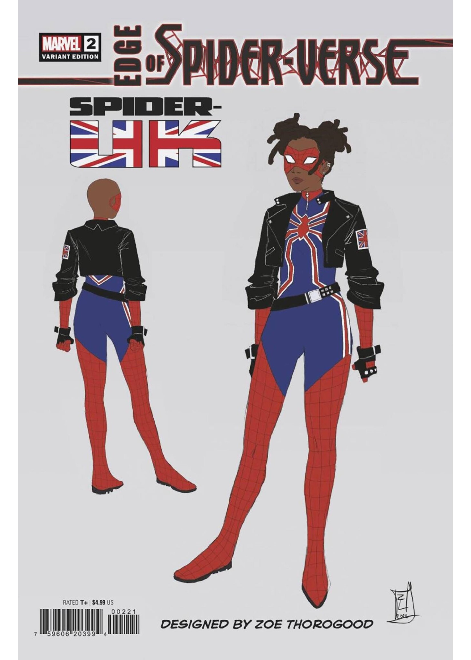 . EDGE OF SPIDER-VERSE #2 THOROGOOD DESIGN VARIANT