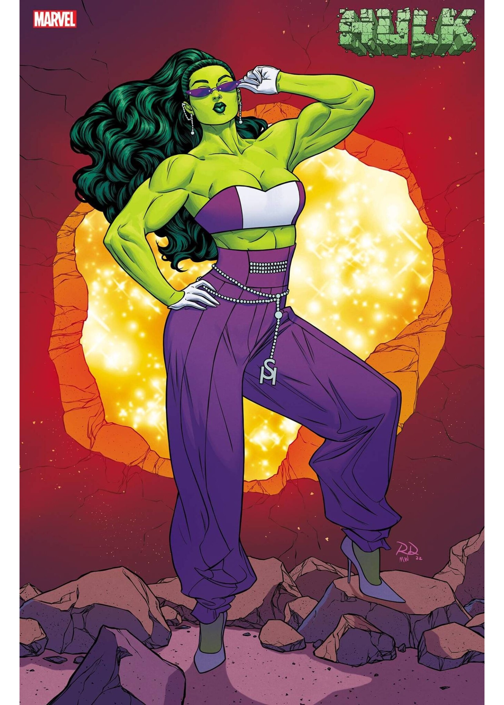 . HULK #8 DAUTERMAN HELLFIRE GALA VARIANT