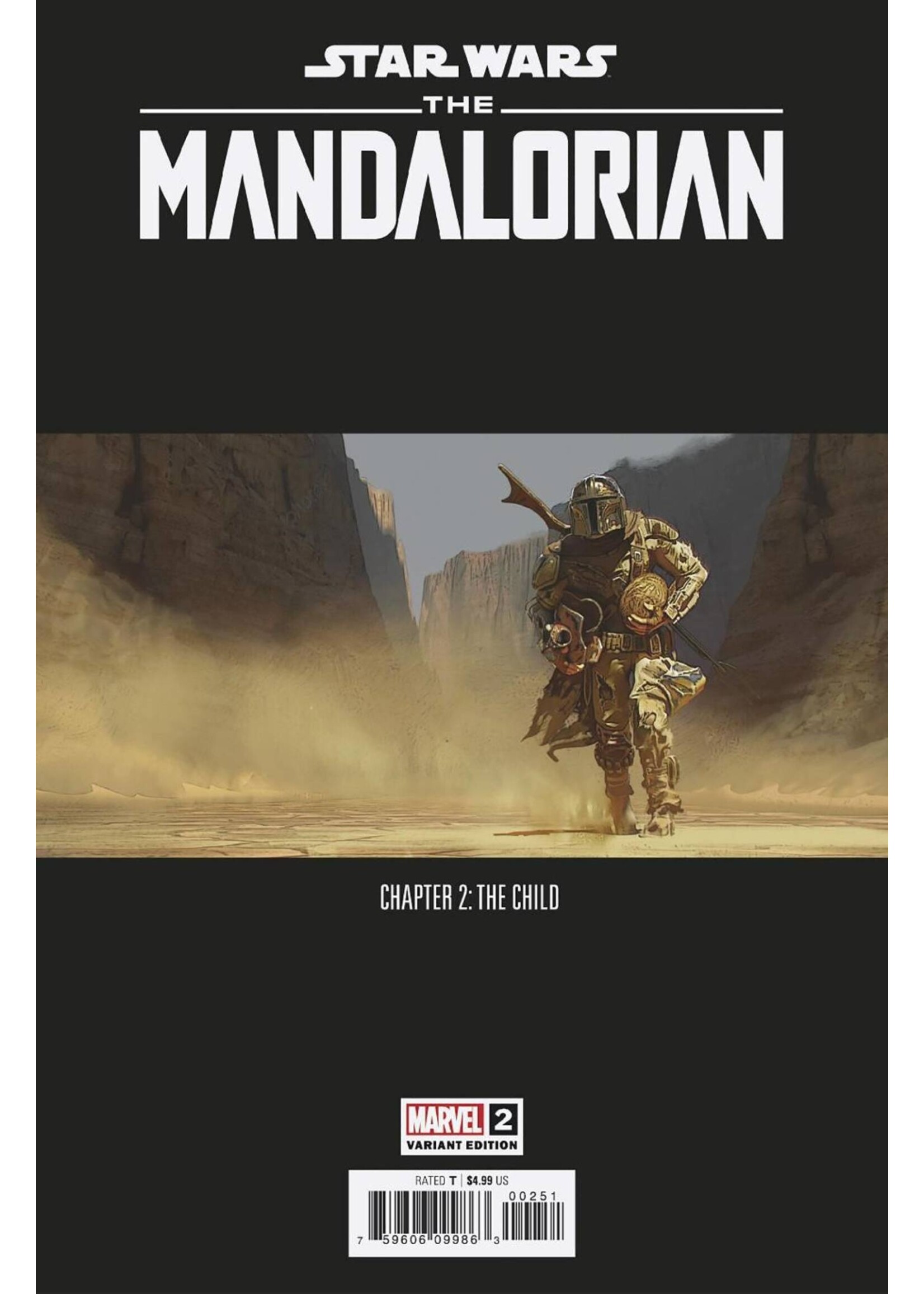 . STAR WARS THE MANDALORIAN #2 CONCEPT ART VARIANT