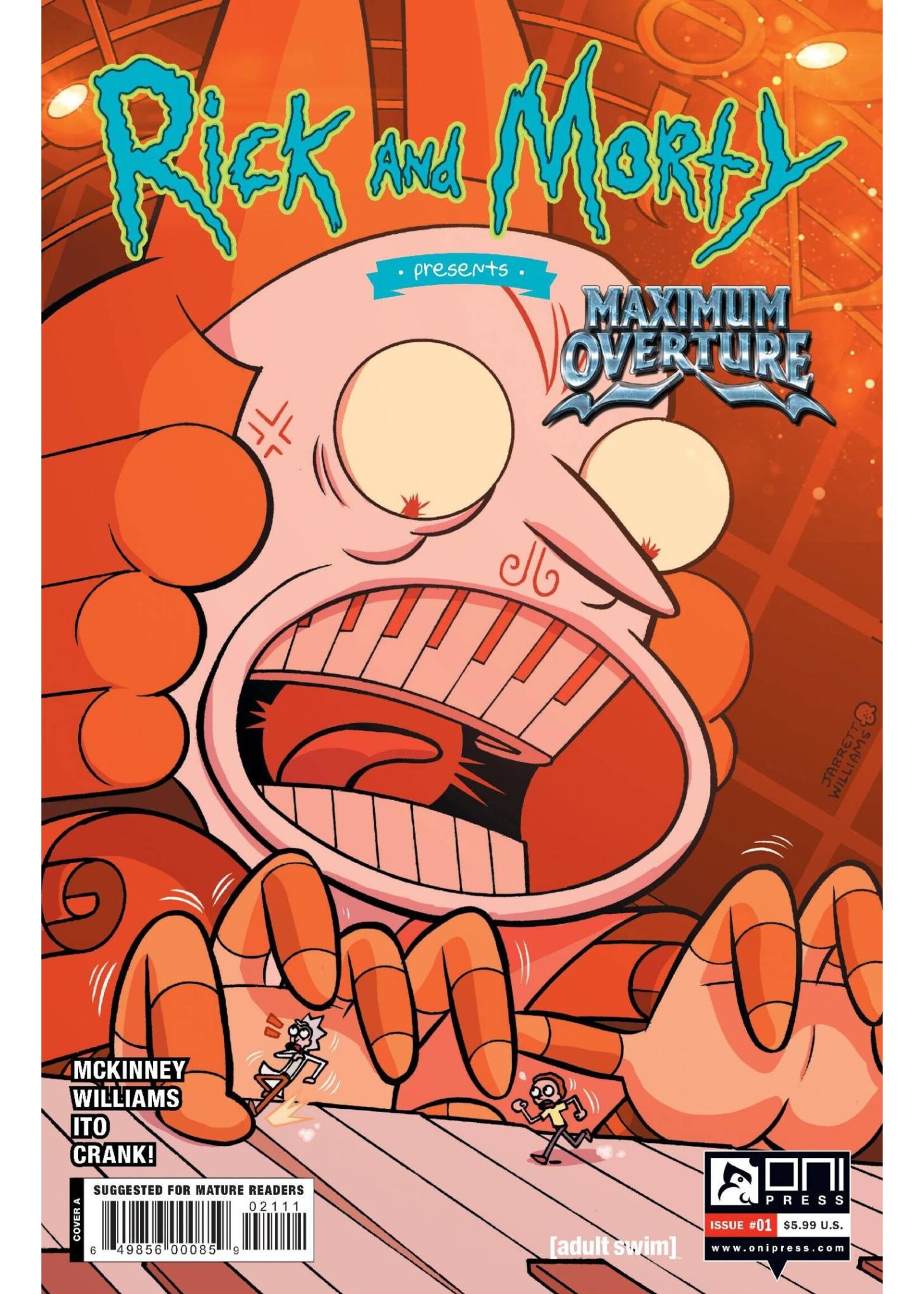 ONI PRESS RICK AND MORTY PRESENTS MAXIMUM OVERTURE #1 CVR A