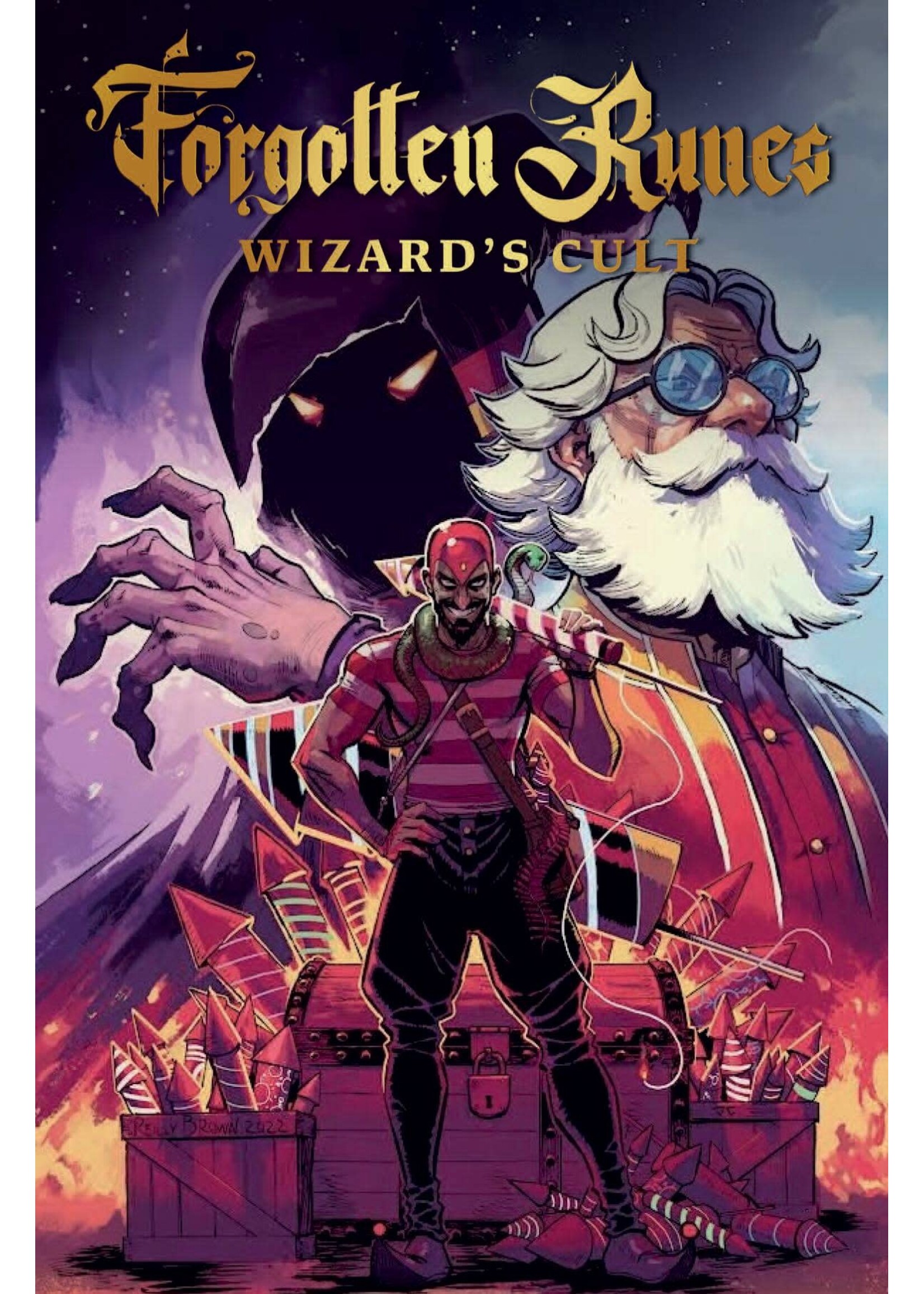 . FORGOTTEN RUNES WIZARDS CULT #1 (OF 10) CVR A BROWN