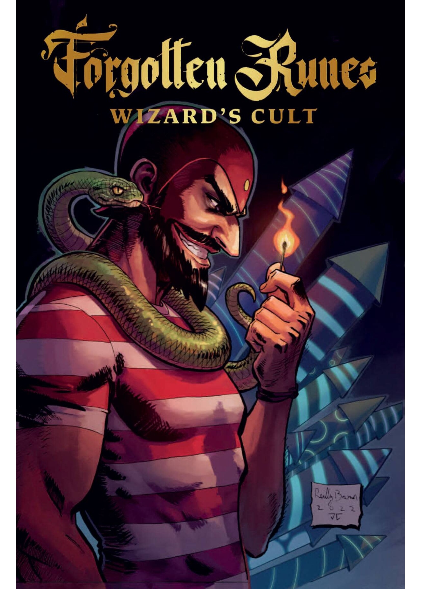 . FORGOTTEN RUNES WIZARDS CULT #1 (OF 10) CVR B BROWN