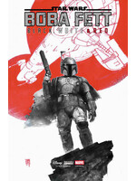 MARVEL COMICS STAR WARS BOBA FETT BLACK WHITE & RED (2025) #1