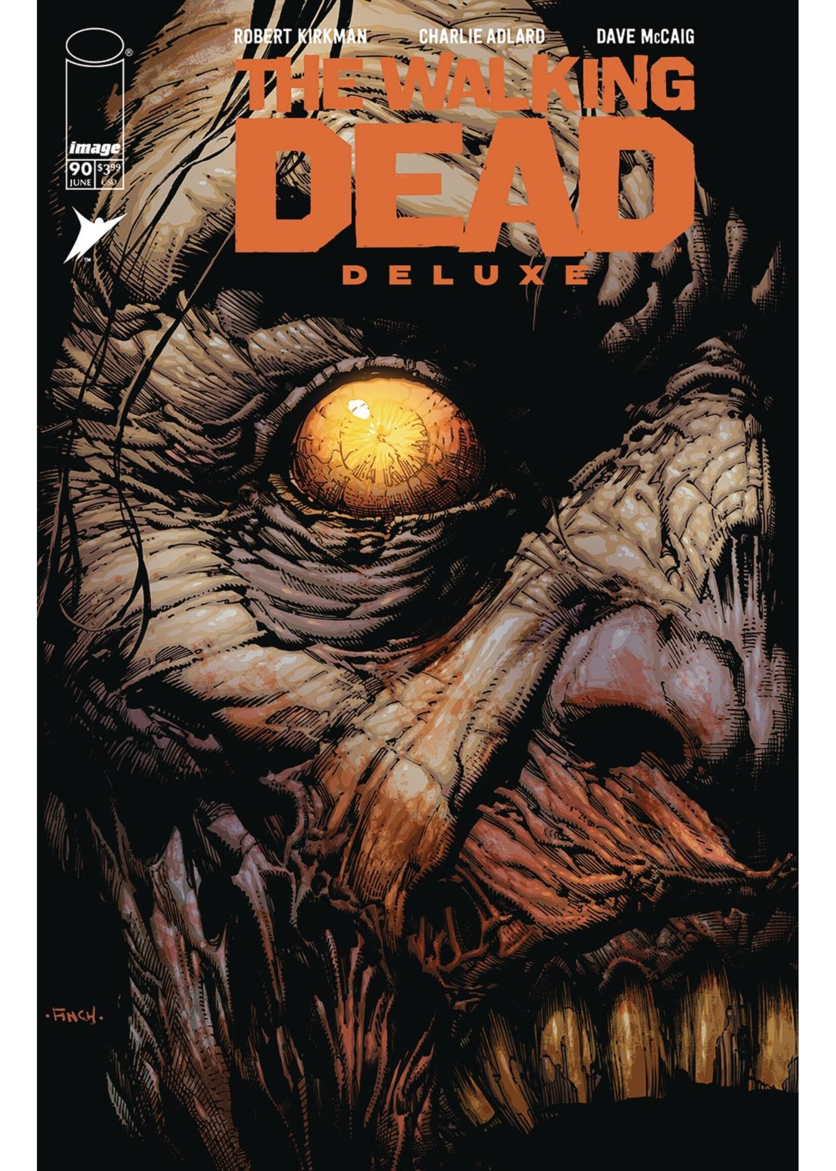 . WALKING DEAD DLX #90 CVR A FINCH & MCCAIG (MR)