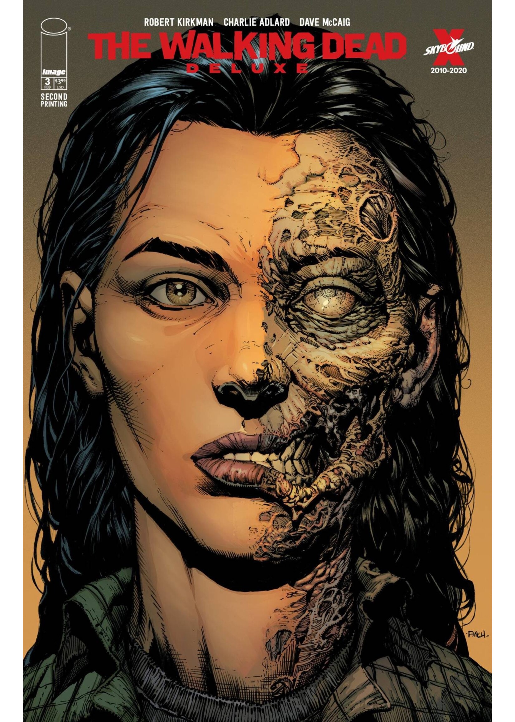 . WALKING DEAD DLX # 3 CVR A FINCH & MCCAIG 2ND PTG