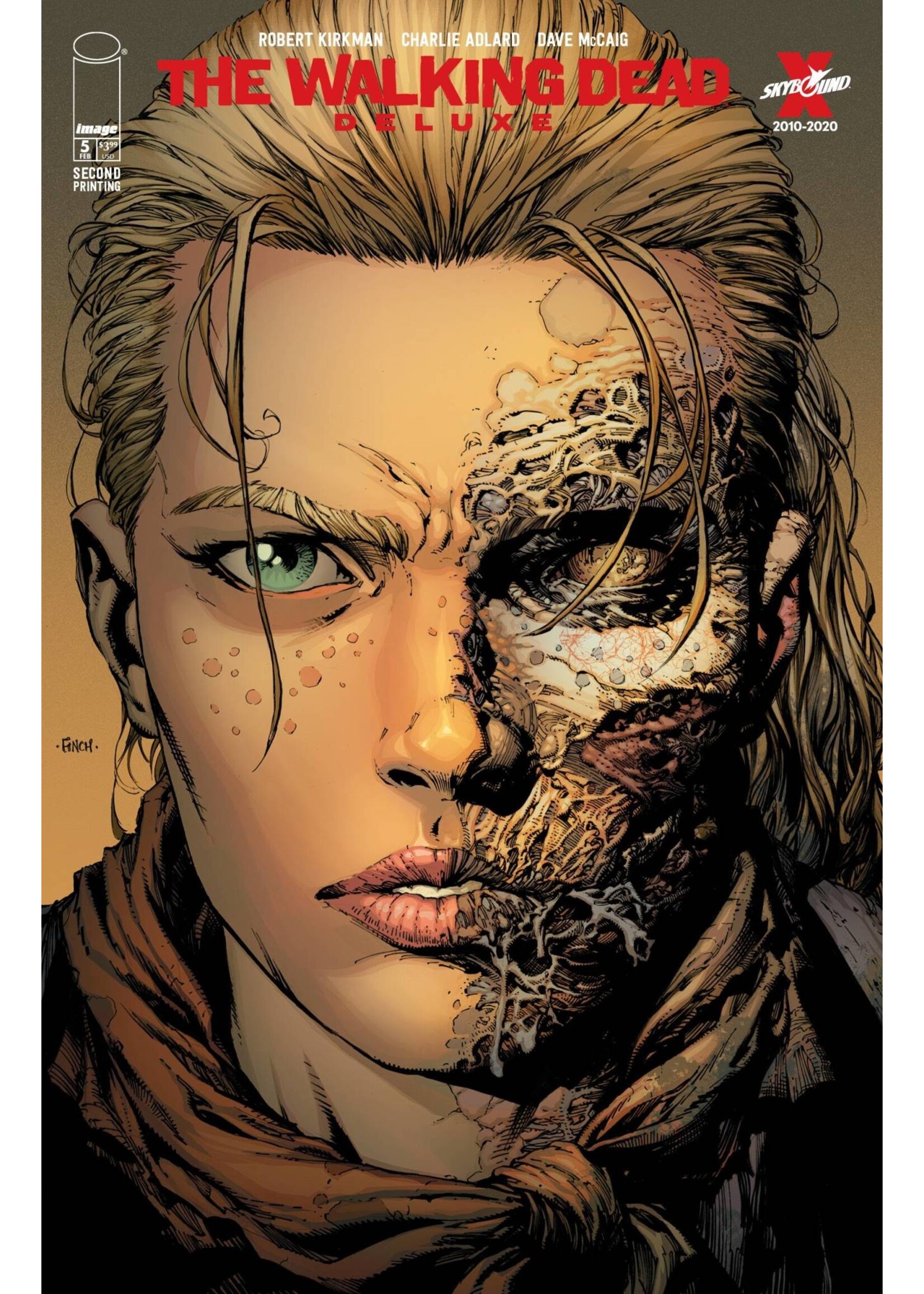 . WALKING DEAD DLX # 5 CVR A FINCH & MCCAIG 2ND PTG