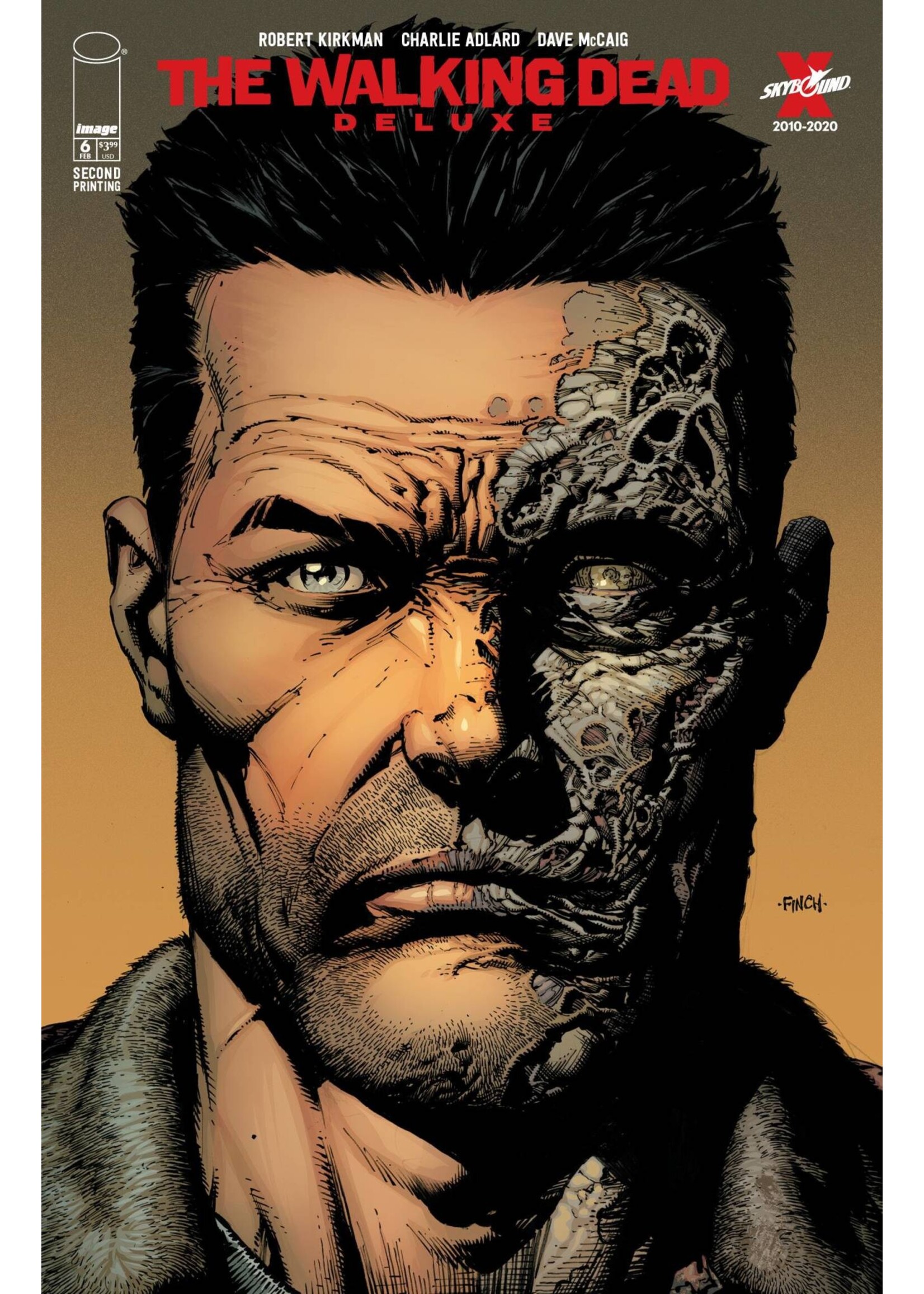 . WALKING DEAD DLX # 6 CVR A FINCH & MCCAIG 2ND PTG