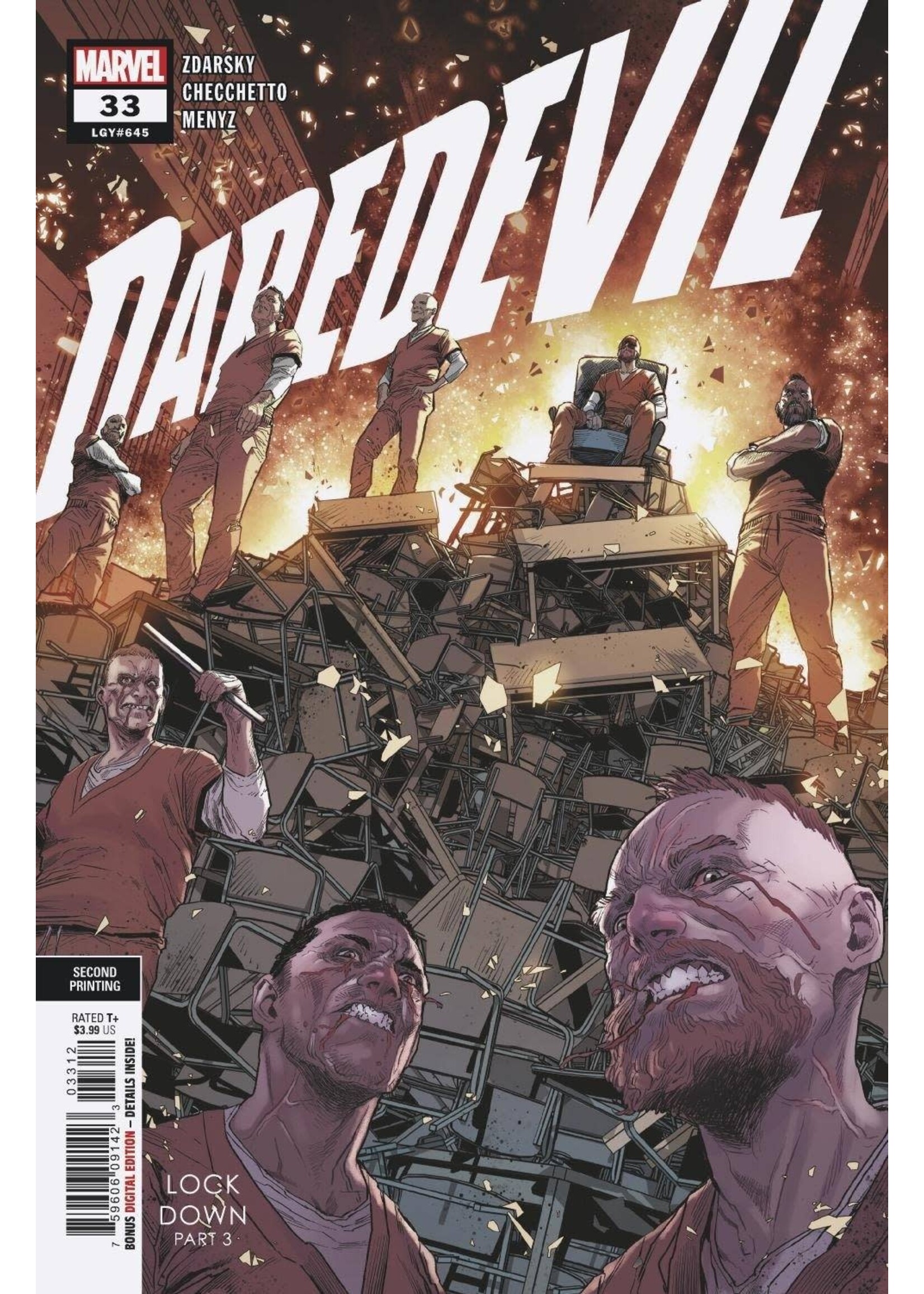 . DAREDEVIL #33 2ND PTG VAR