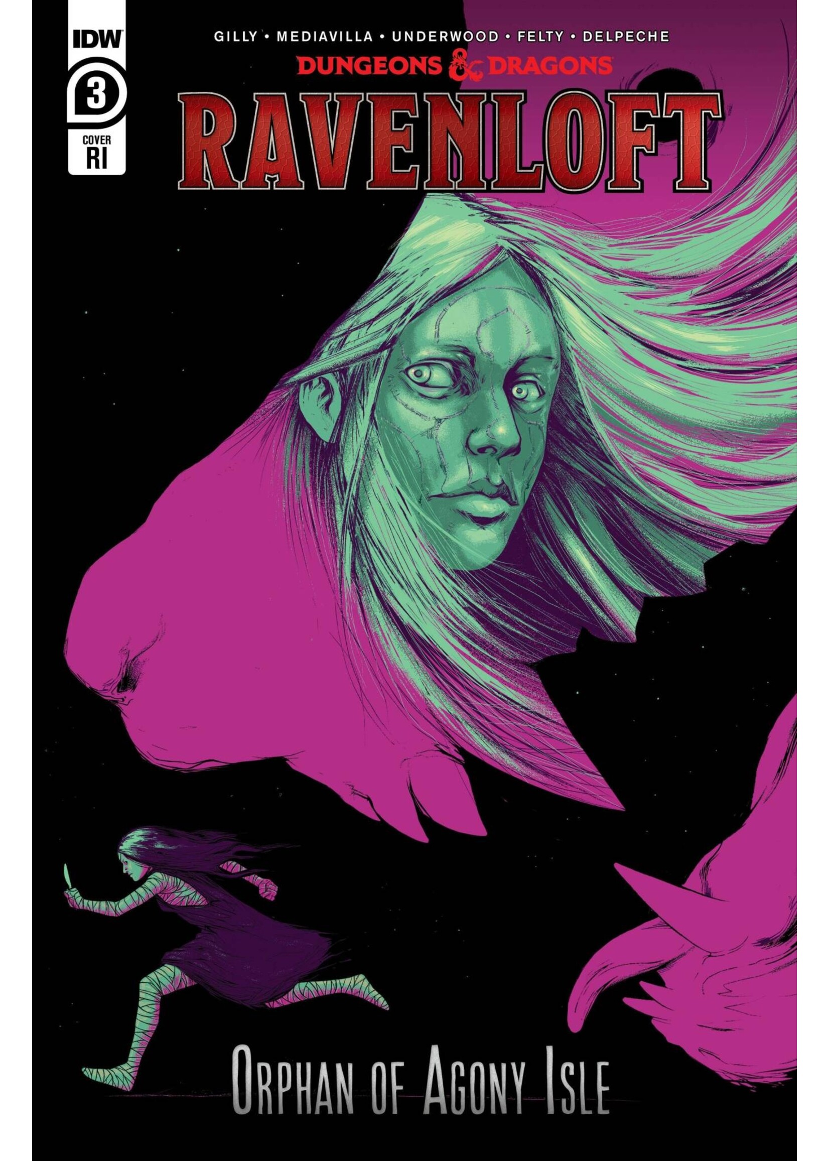 . D & D RAVENLOFT ORPHAN OF AGONY ISLE #3 CVR C 10 COPY VAR