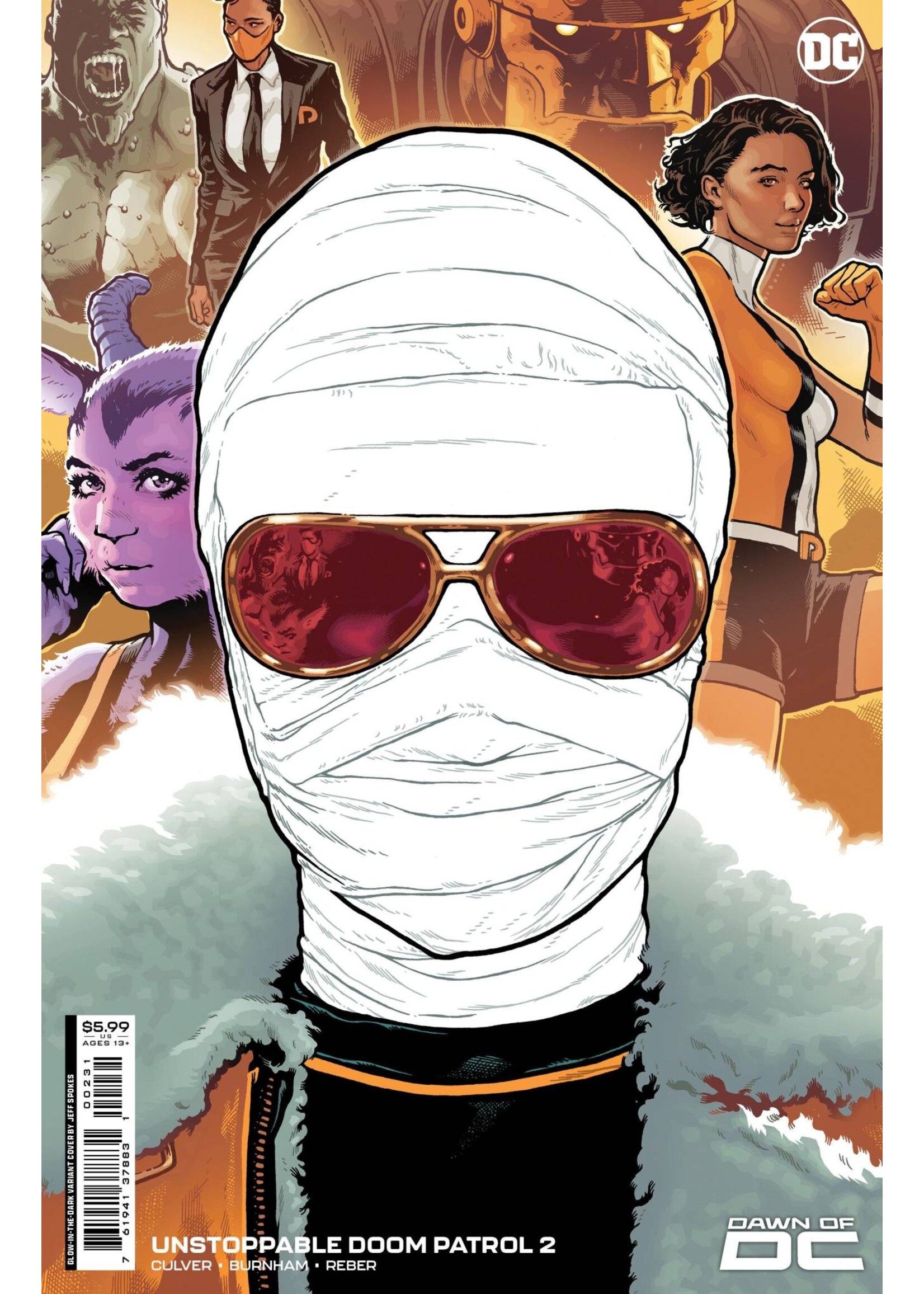 . UNSTOPPABLE DOOM PATROL #2 GLOW IN THE DARK VARIANT