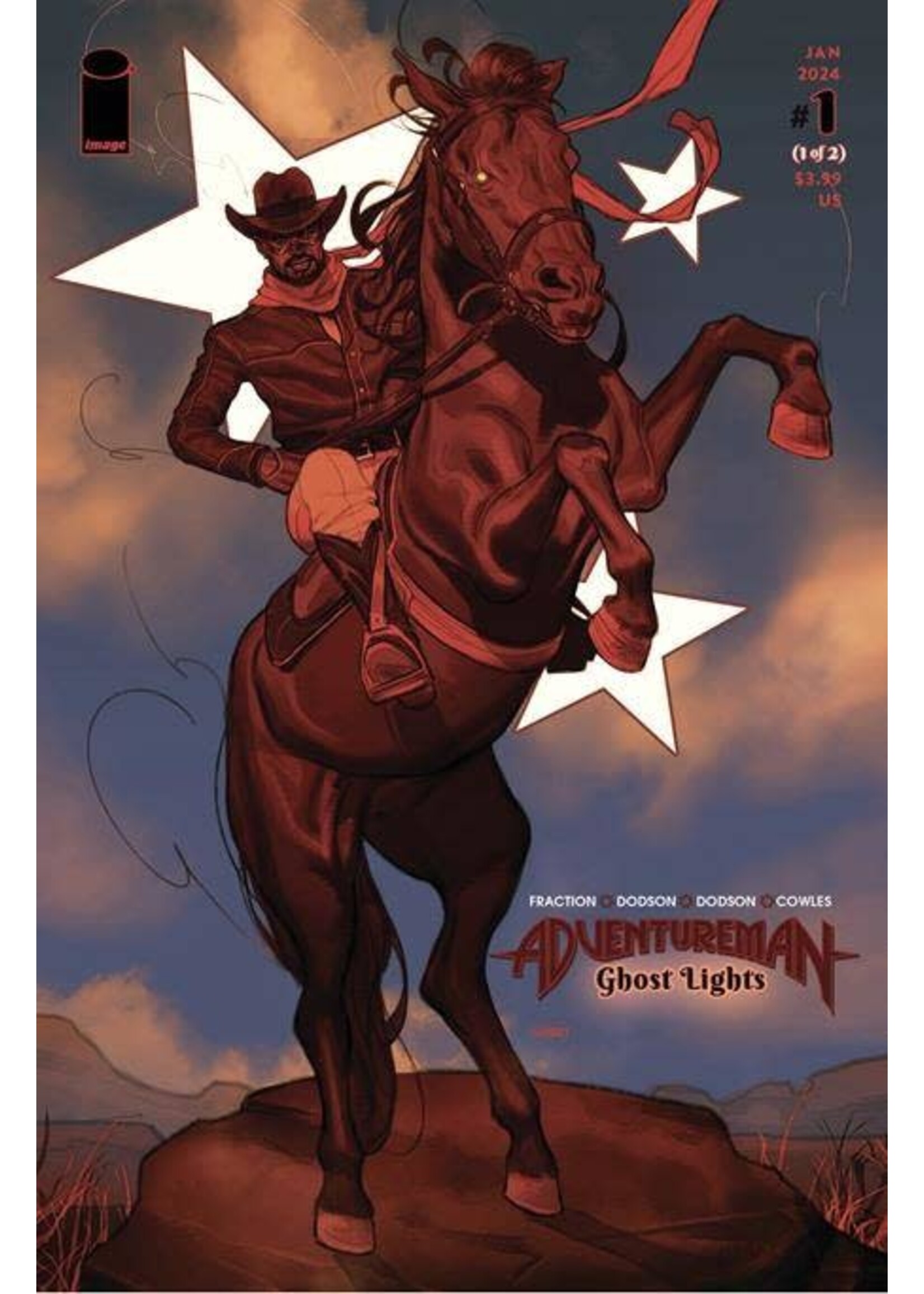 . ADVENTUREMAN GHOST LIGHTS #1 CVR B SWAYBY