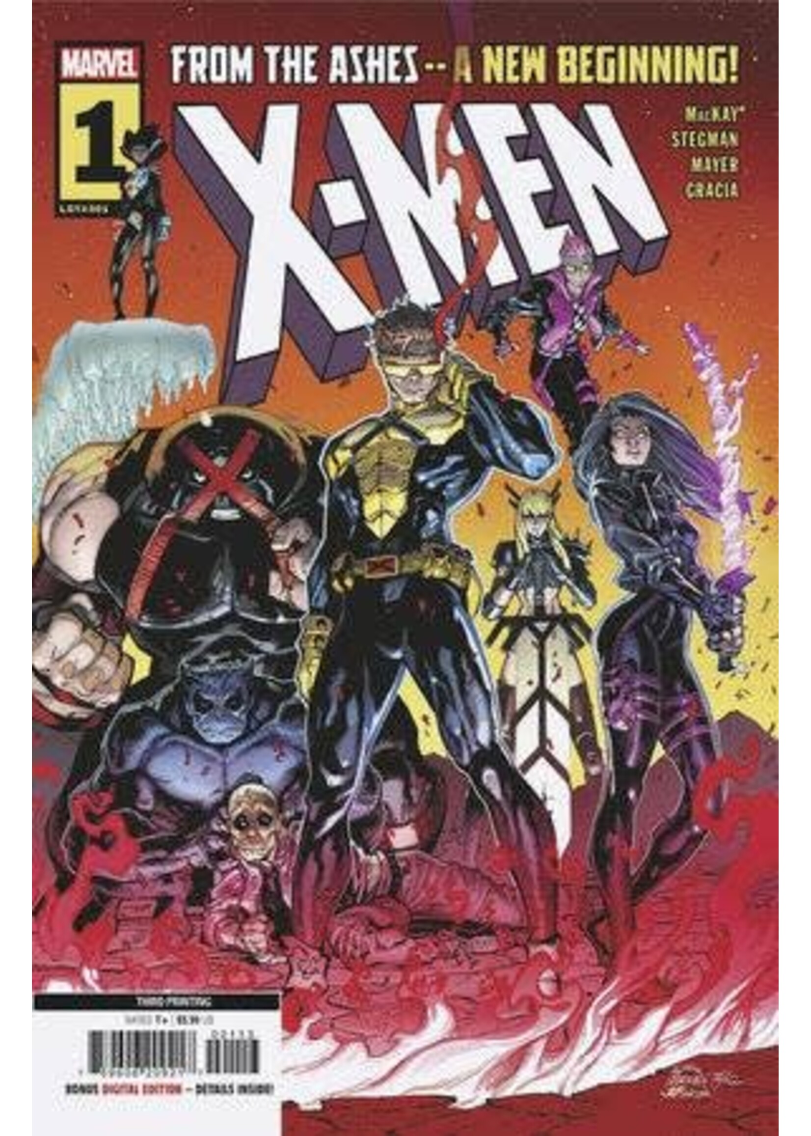 . X-MEN (2024) #1 RYAN STEGMAN 3RD PRINTING VARIANT