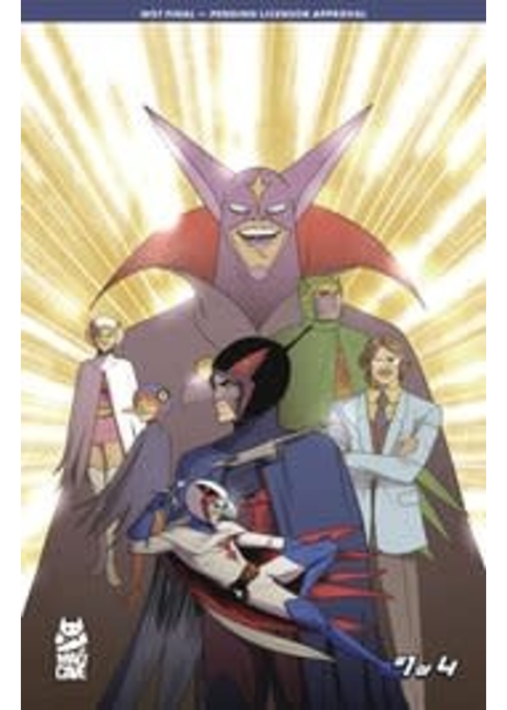 MAD CAVE GATCHAMAN ONLY ONE EARTH #1 (OF 4) CVR B PLATI