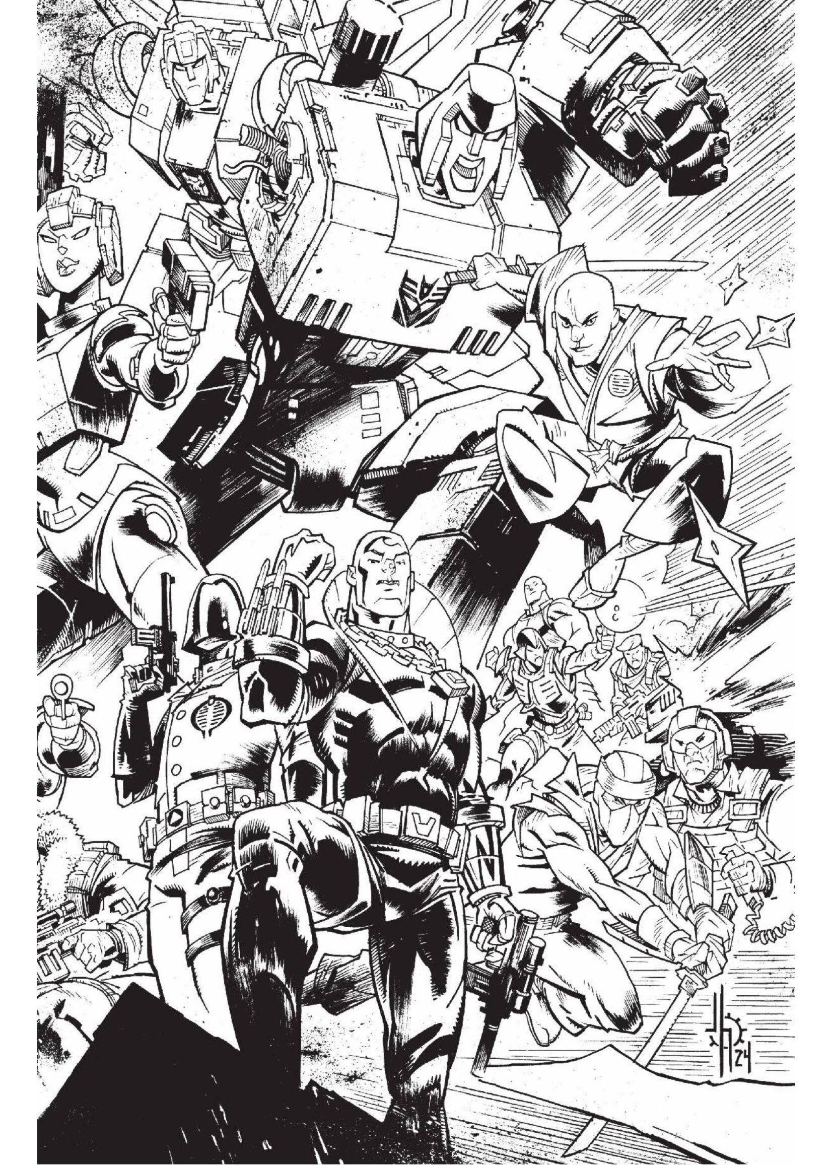 . DESTRO (2024) #1 (OF 5) CVR J HOWARD B&W EU ANNV VAR