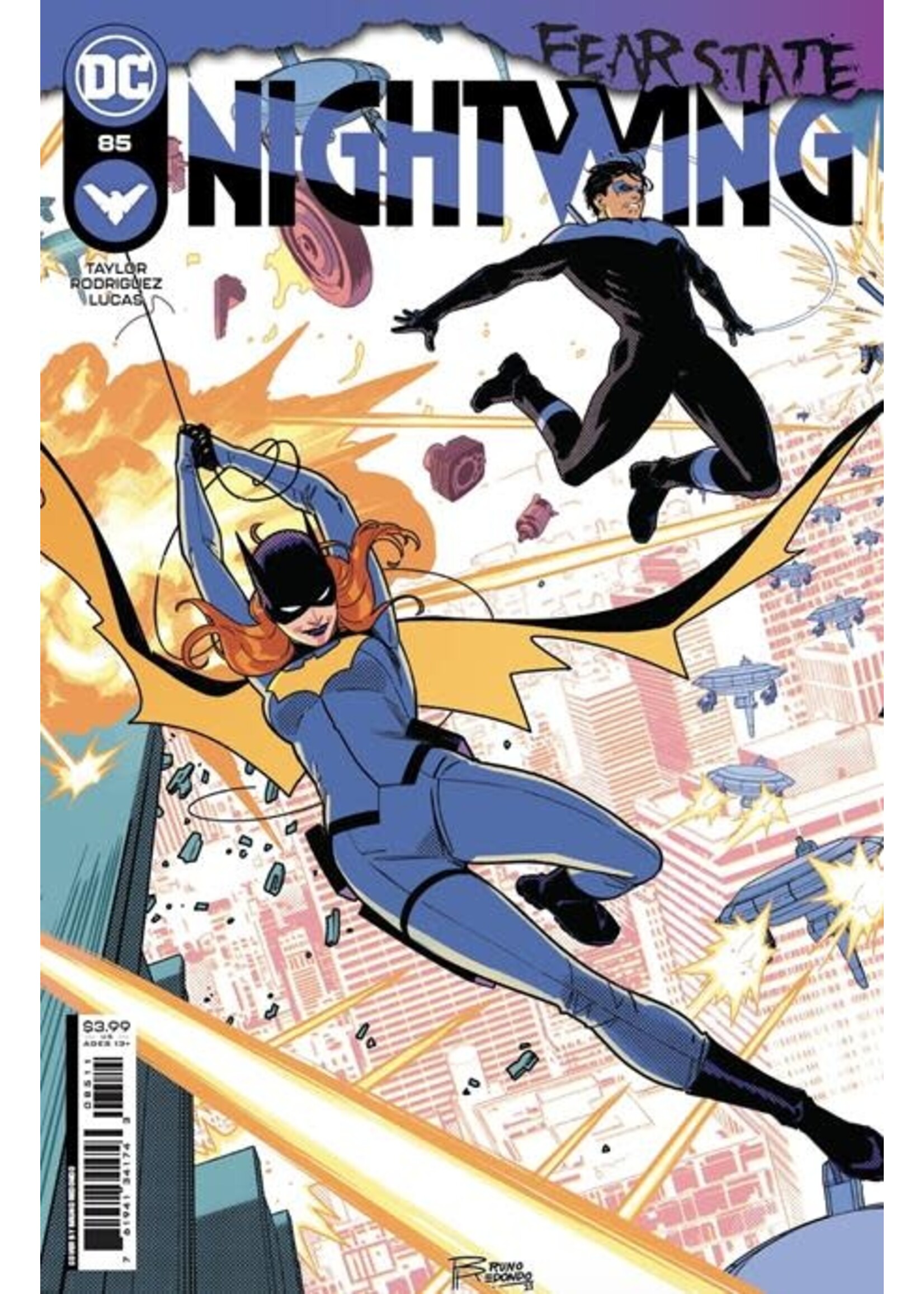 . NIGHTWING (2016) #85 CVR A BRUNO REDONDO (FEAR STATE)