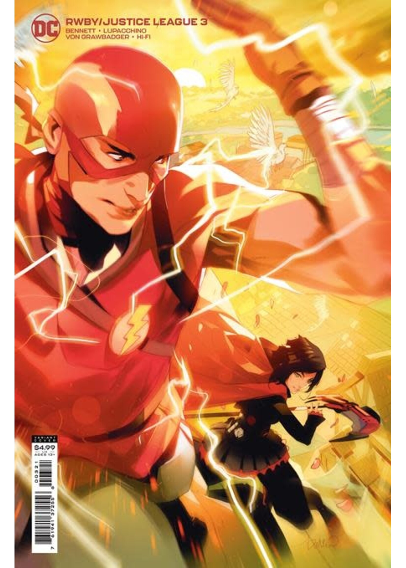 . RWBY JUSTICE LEAGUE #3 (OF 7) CVR B SIMONE DI MEO