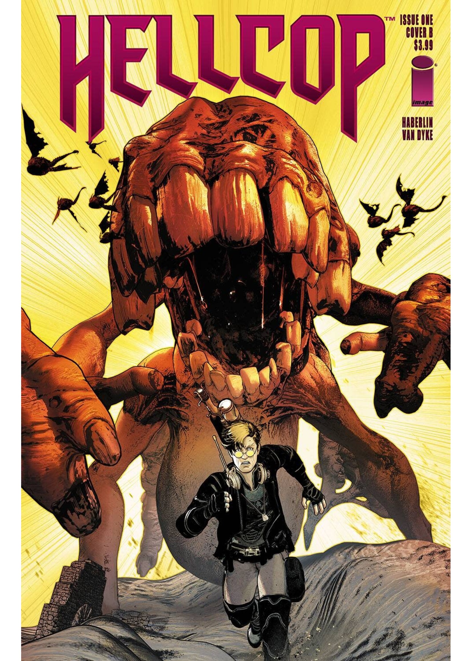 . HELLCOP #1 CVR B HABERLIN & VAN DYKE