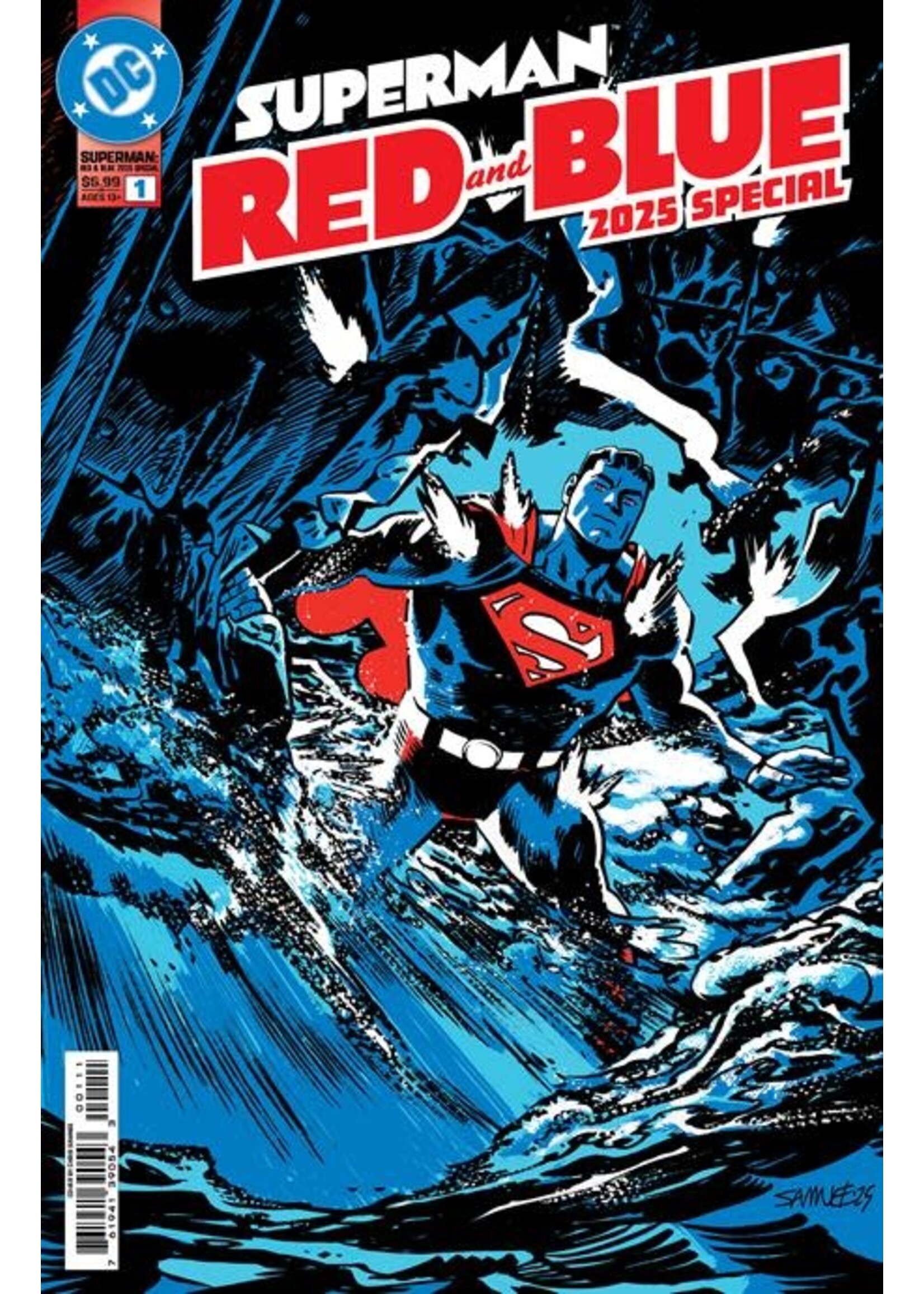 DC COMICS SUPERMAN RED & BLUE 2025 SPECIAL #1 (ONE SHOT) CVR A SAMNEE