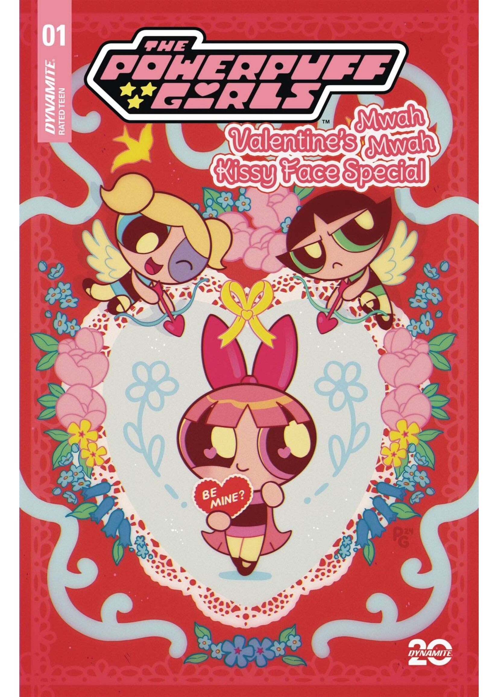 . POWERPUFF GIRLS VALENTINES KISSY FACE SP #1 CVR A GANUCHEAU