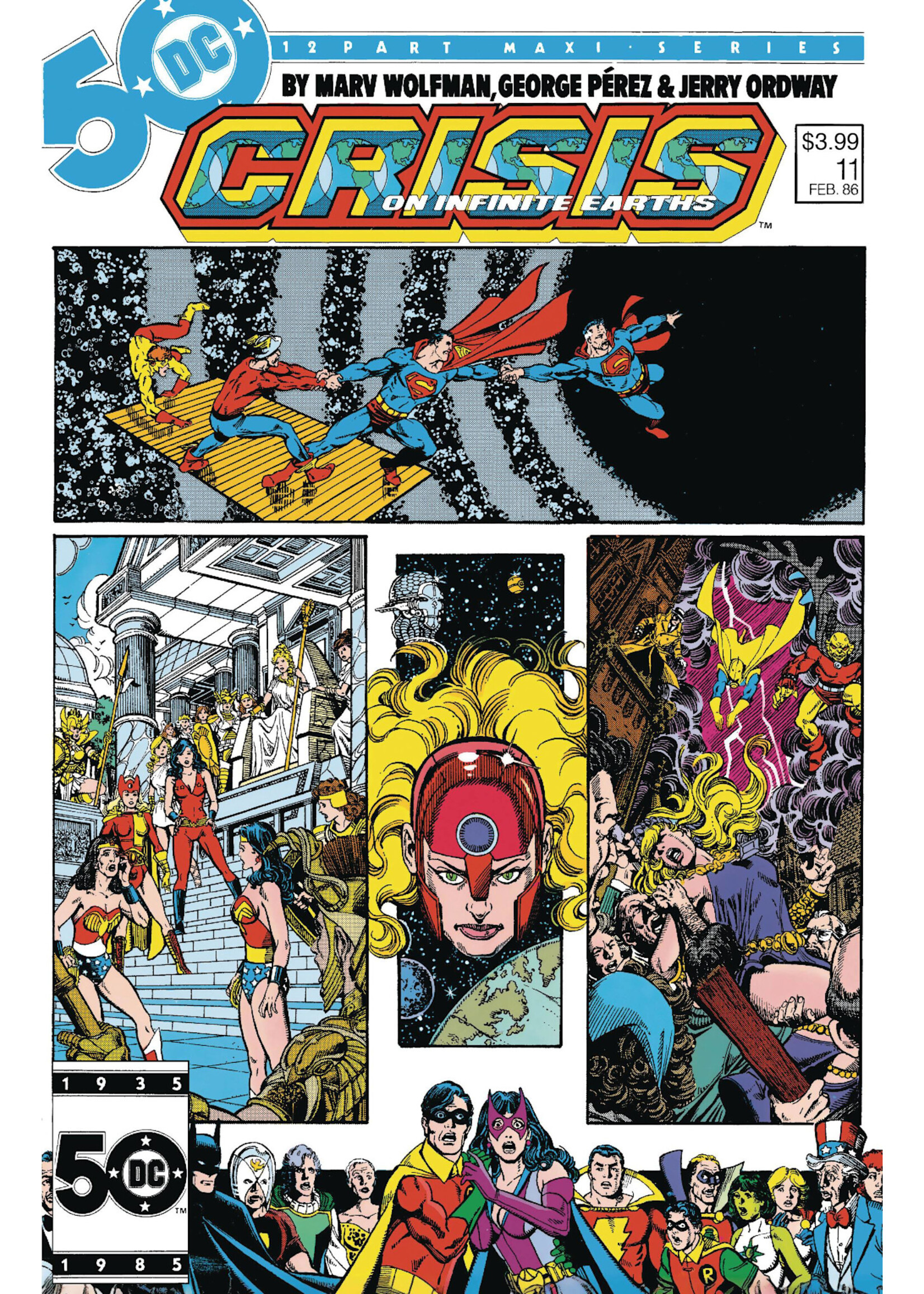 . CRISIS ON INFINITE EARTHS #11 FACSIMILE EDITION