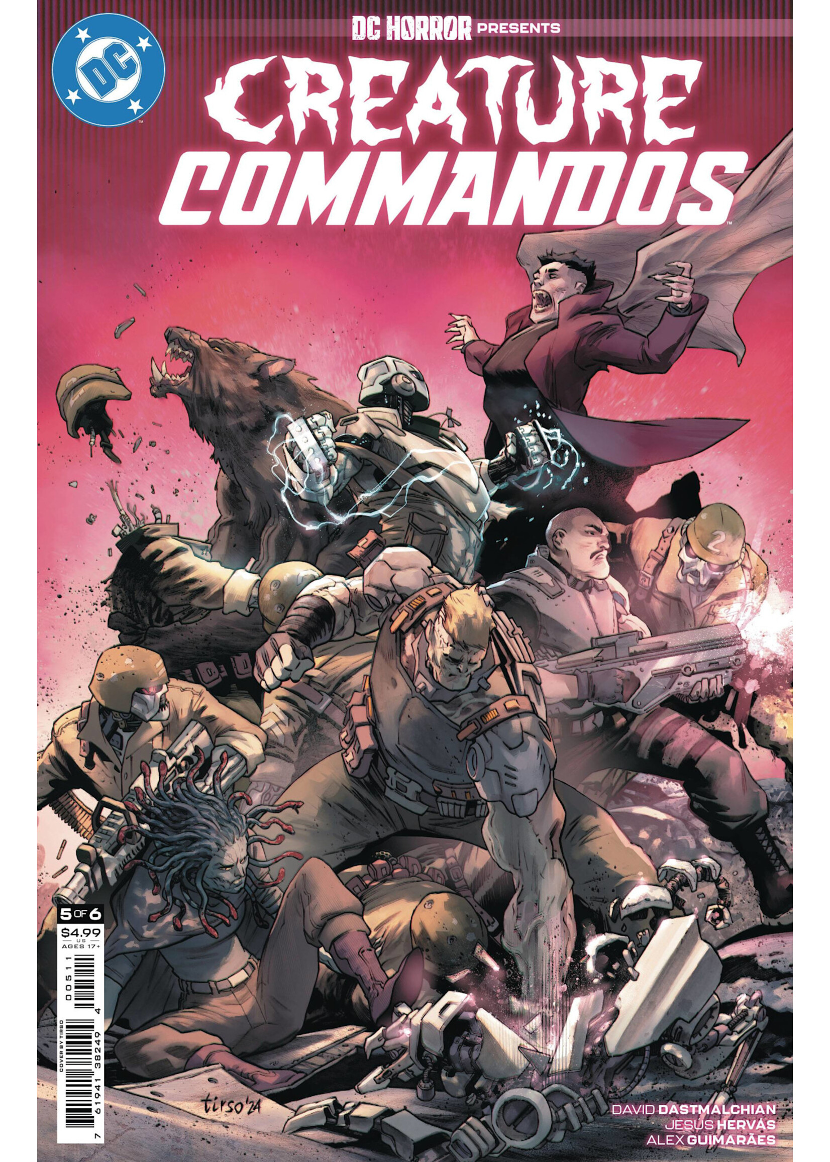 . DC HORROR PRESENTS CREATURE COMMANDOS (2024) #5