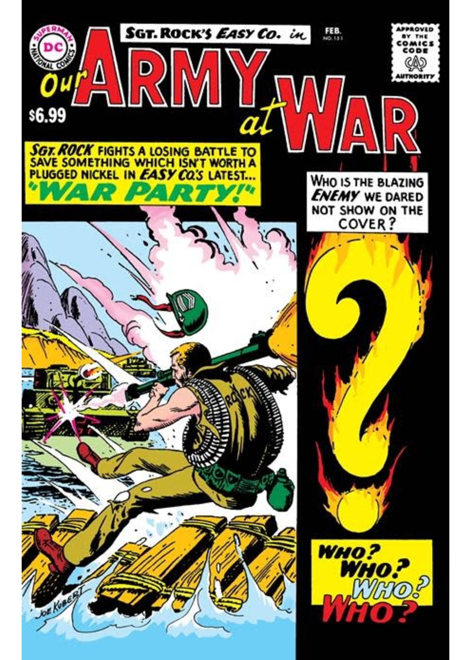 OUR ARMY AT WAR #151 FACSIMILE EDITION FOIL
