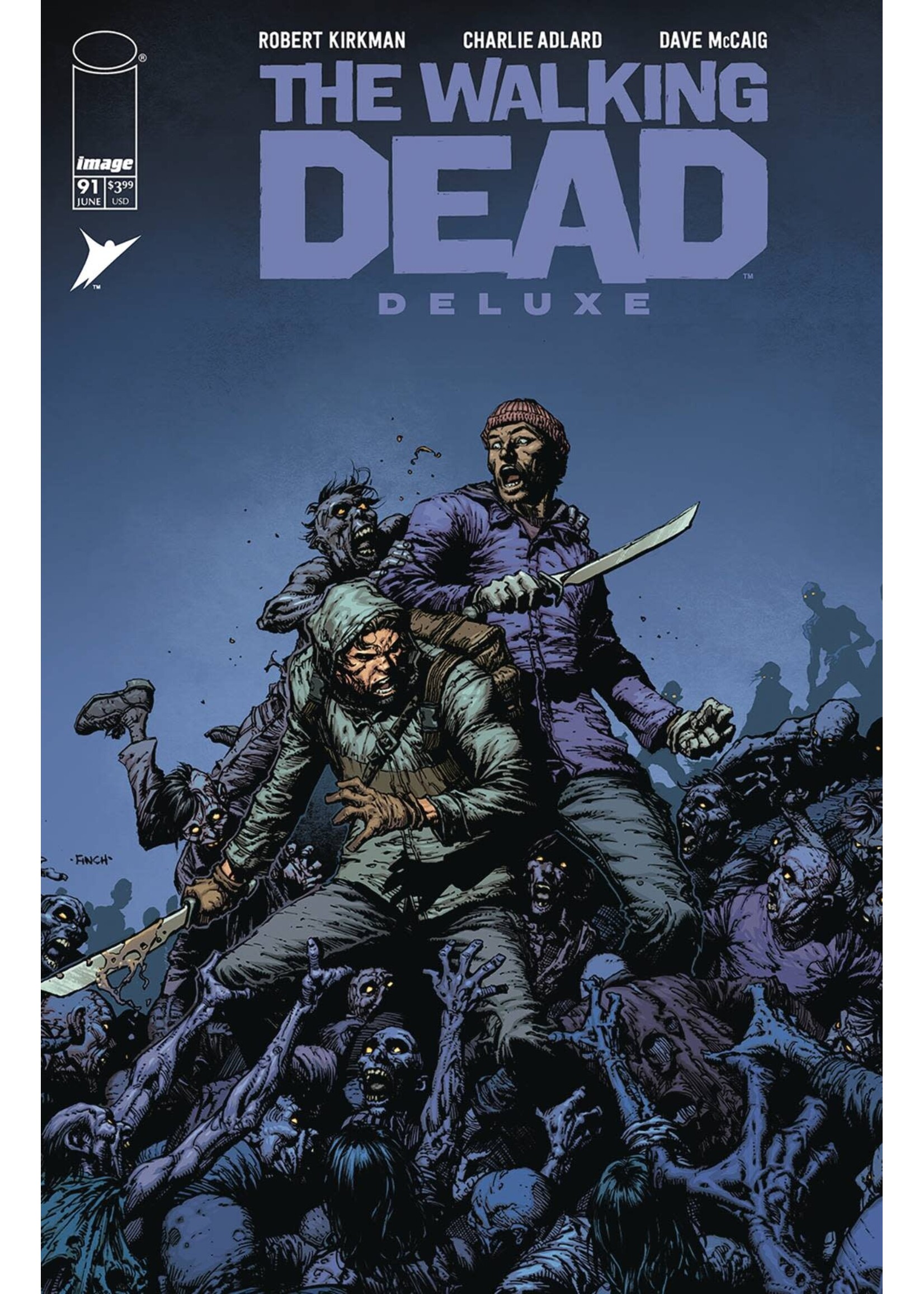 . WALKING DEAD DLX #91 CVR A FINCH & MCCAIG (MR)