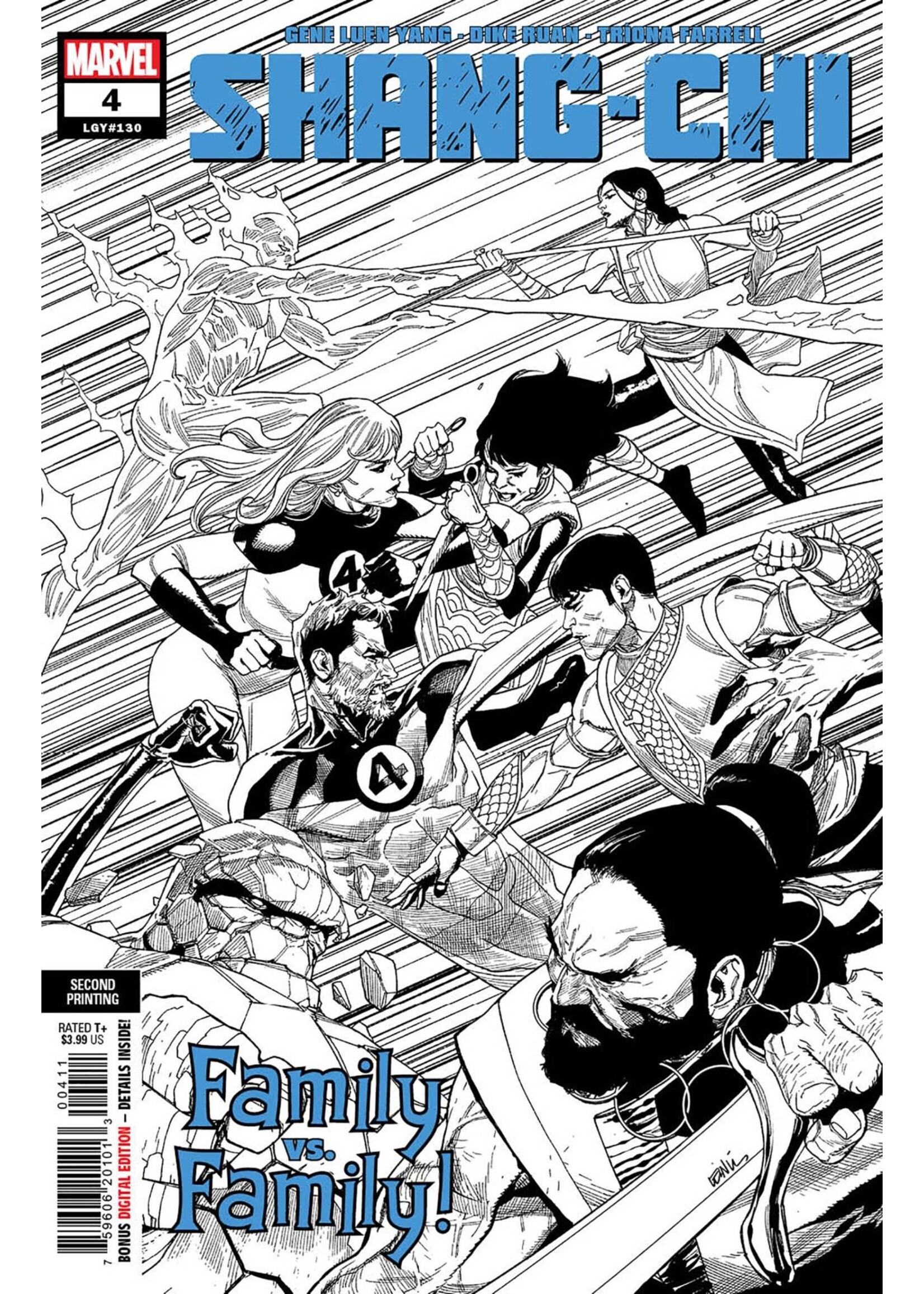 . SHANG-CHI #4 2ND PTG VAR