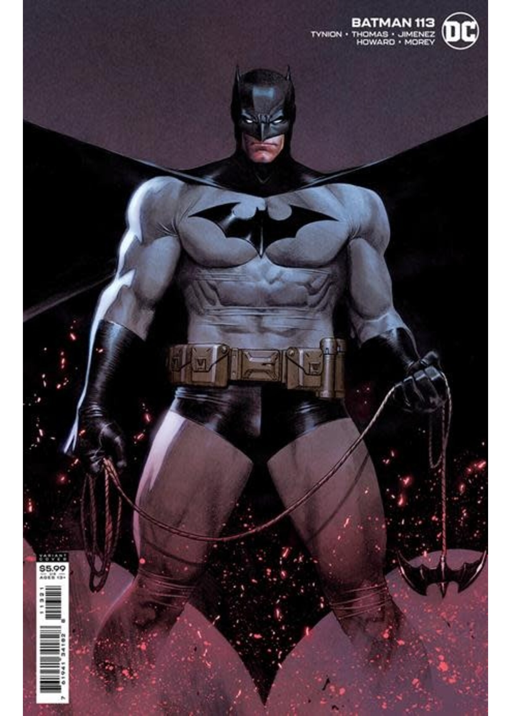 . BATMAN (2016) #113 CVR B JORGE MOLINA CARD STOCK VAR (FEA